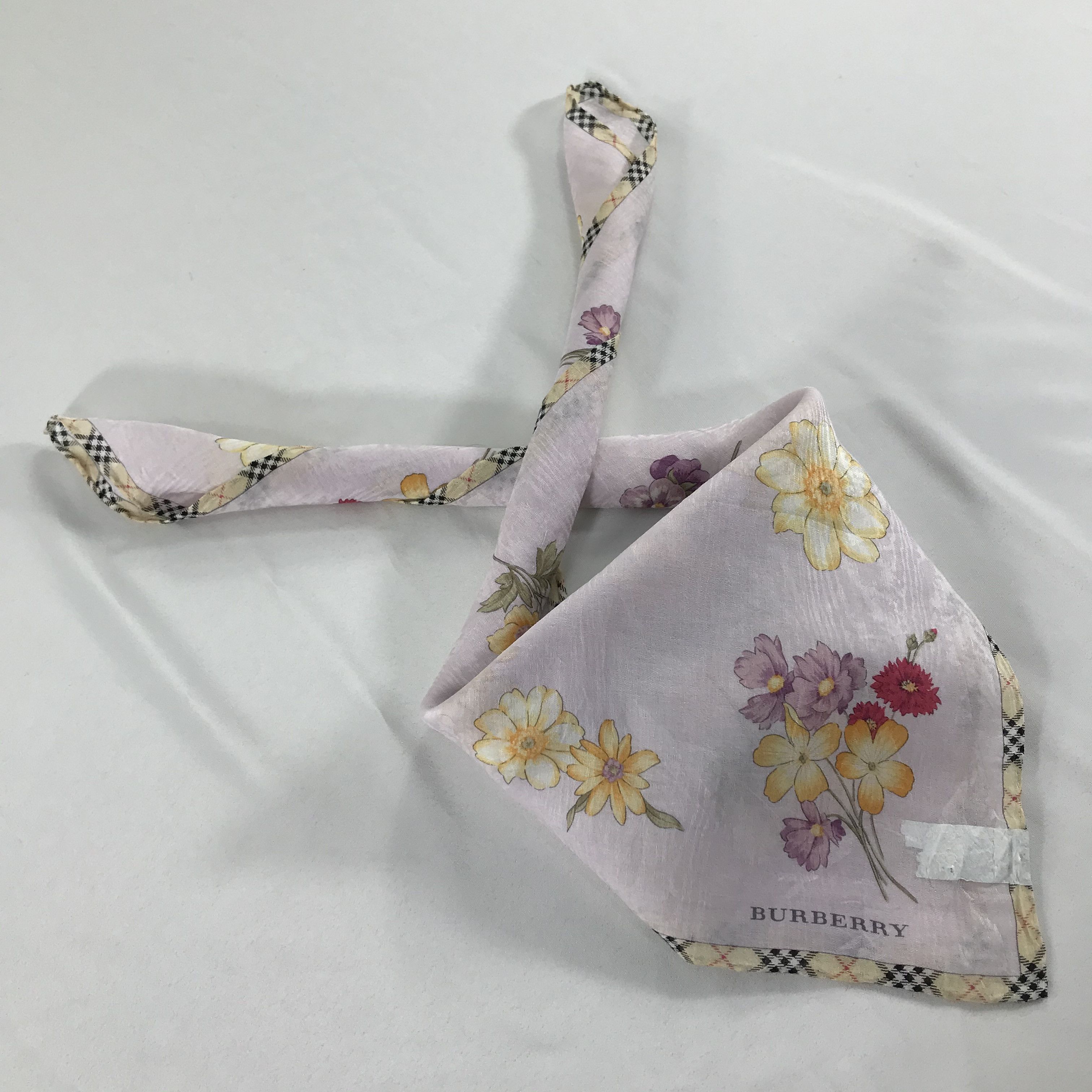 Burberry × Vintage Burberry Neckerchief / Bandana / Handkerchief Size ONE SIZE - 2 Thumbnail