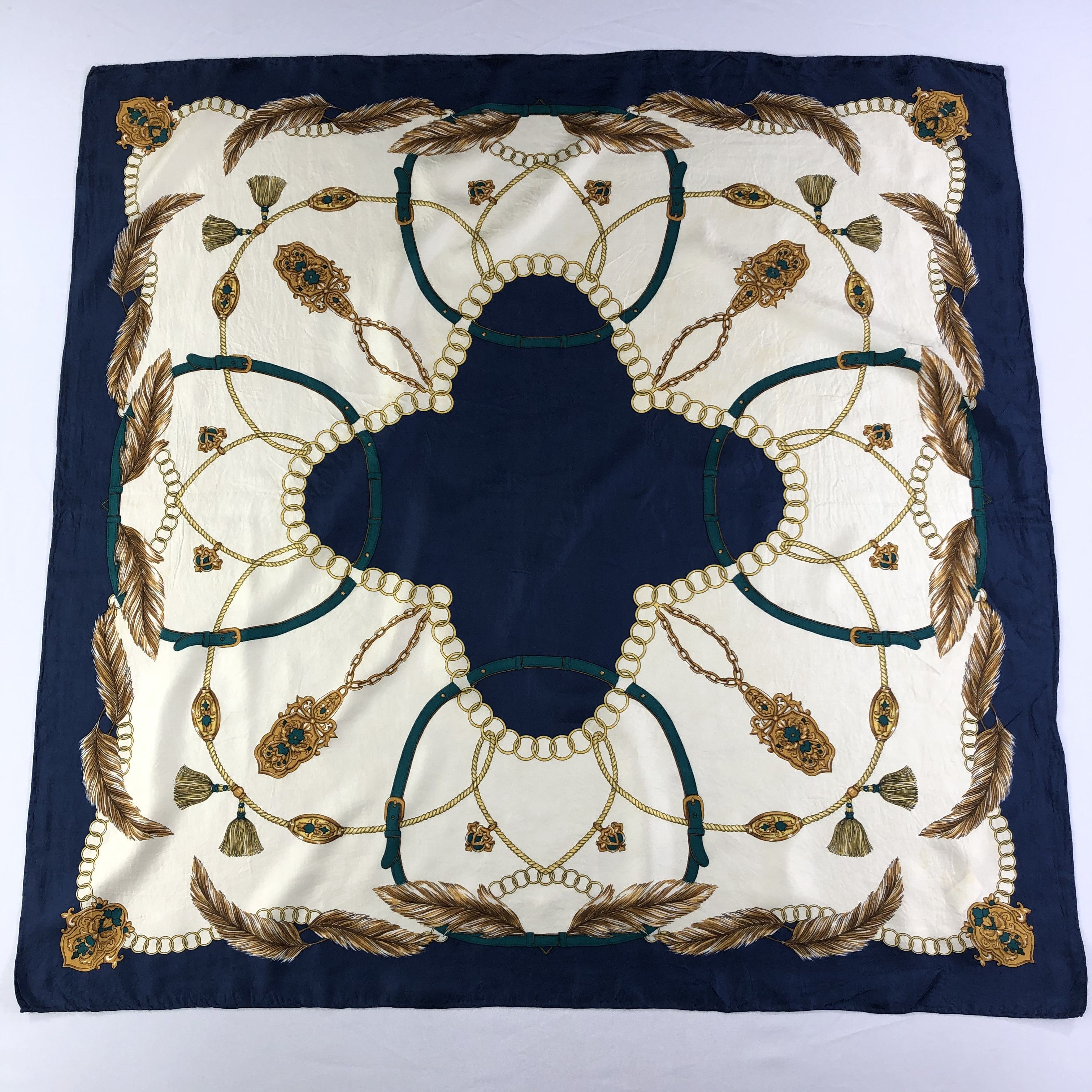 Vintage Vintage Silk Scarf Size ONE SIZE - 2 Thumbnail