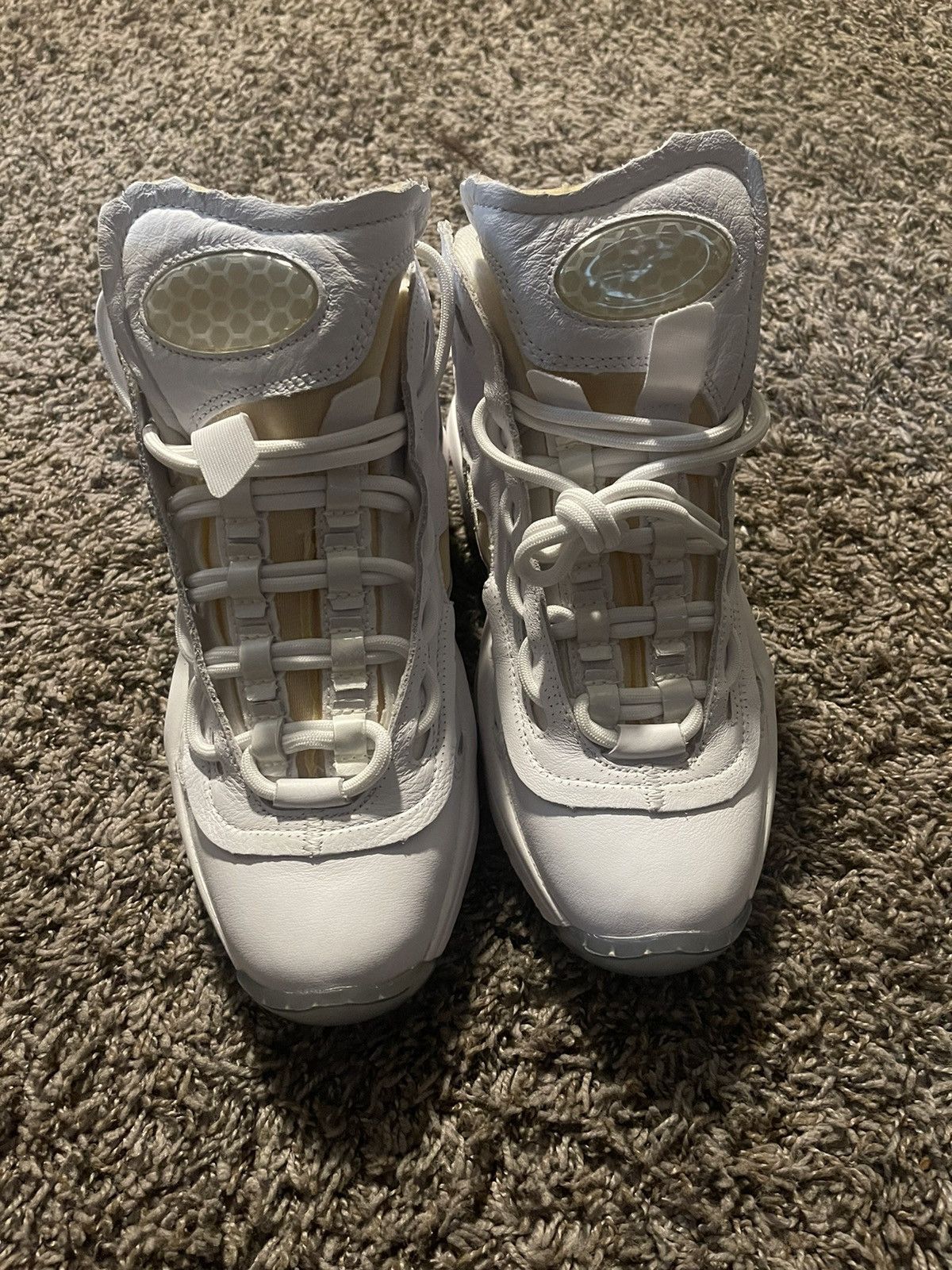 Maison Margiela × Reebok 2022 Maison Margiela x Question Mid ‘Memory Off -White Size US 8 / EU 41 - 3 Thumbnail