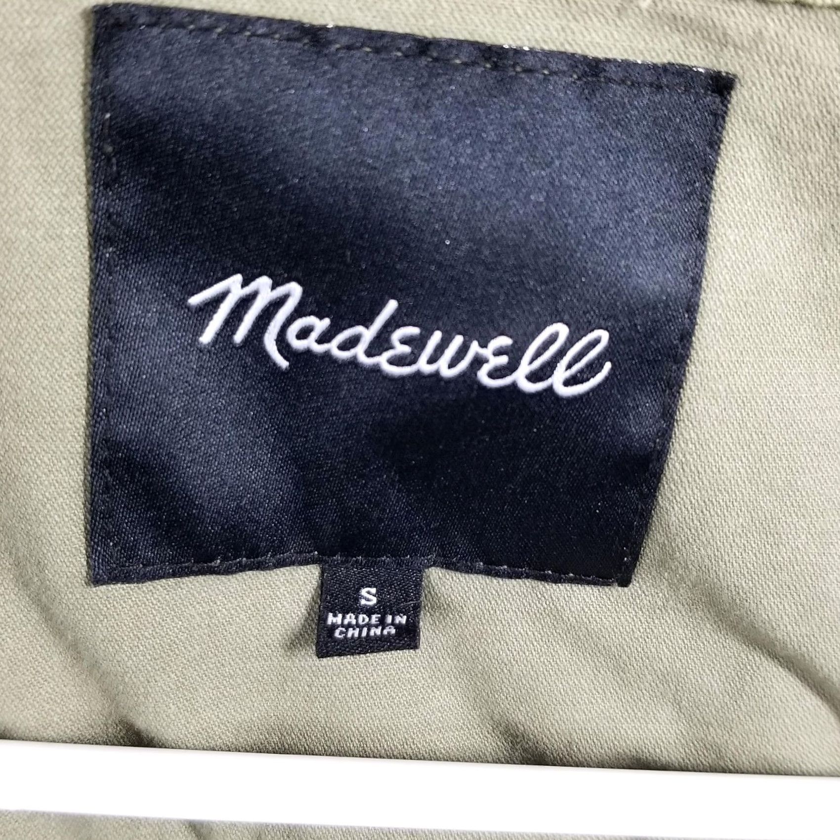 Madewell Madewell Jacket Womens Small Green Military Field Utility Cotton Twill F3656 Size S / US 4 / IT 40 - 4 Thumbnail