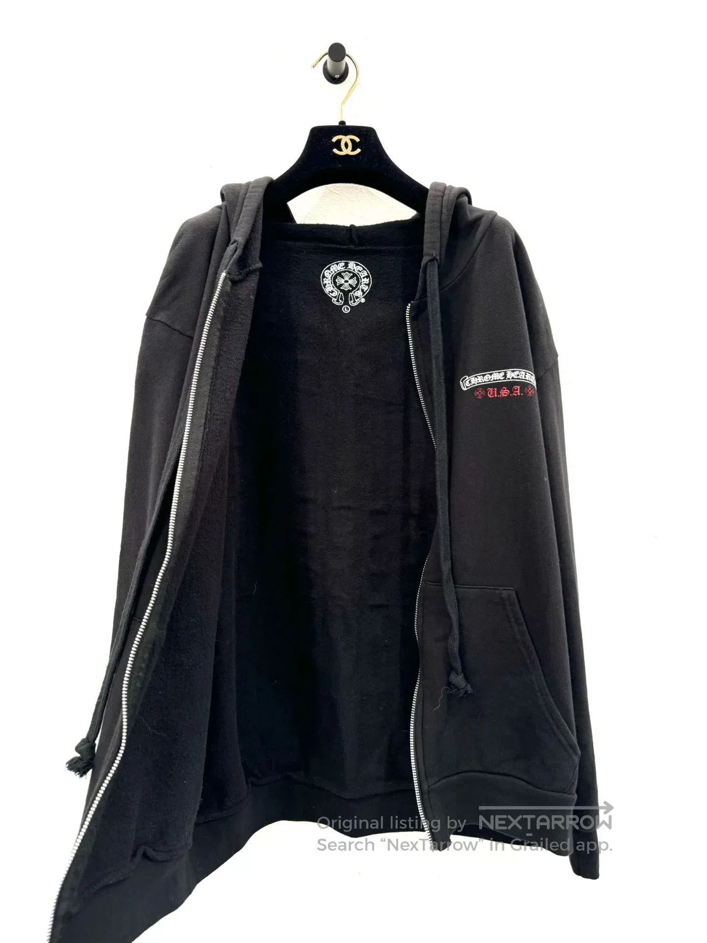Chrome Hearts Chrome Hearts Black Zip Hoodie. Size US L / EU 52-54 / 3 - 4 Thumbnail