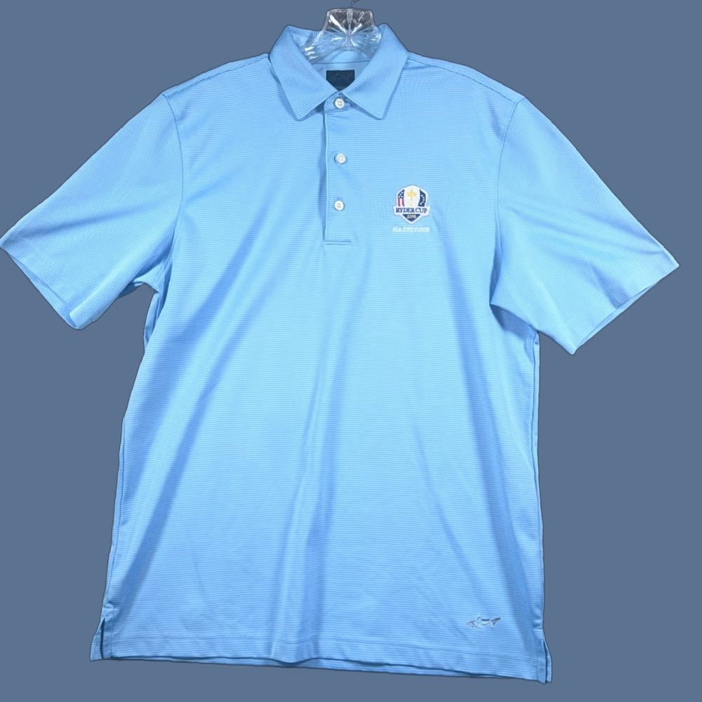 Vintage Greg Norman Golf Polo Shirt Play Dry 2016 Ryder Cup Hazeltine M Performance Blue Shirt Polo Men M Blue Golf Size US M / EU 48-50 / 2 - 1 Thumbnail