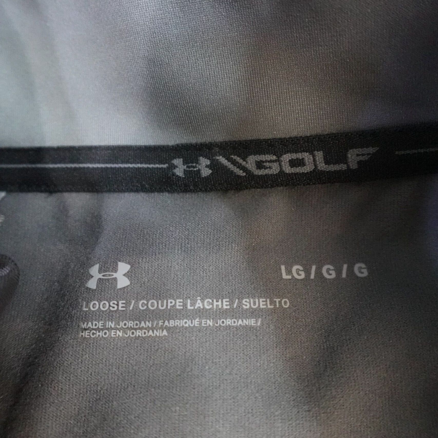 Under Armour Under Armour Storm Golf Pullover 1/4 Zip L Gray Embroidered Men Sweatshirt Long Sleeve Size US L / EU 52-54 / 3 - 5 Thumbnail