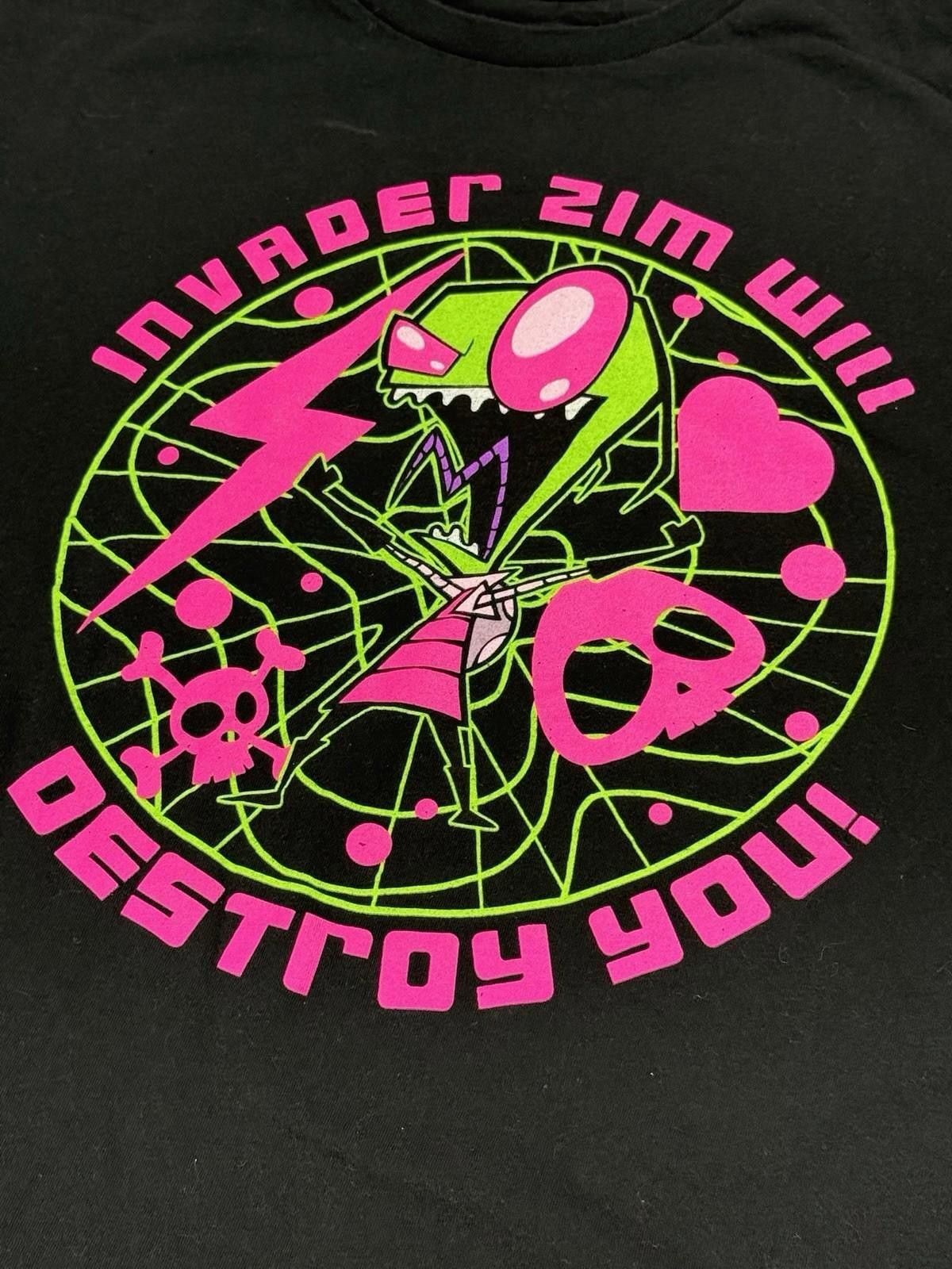Nickelodeon Invader Zim “Destroy You!” Neon Graphic Nickelodeon M#8 Size US M / EU 48-50 / 2 - 4 Thumbnail