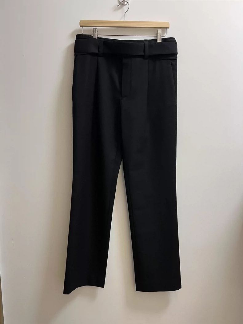 Yves Saint Laurent Yves Saint Laurent Saint Laurent Wool Trousers with Waistb Size US 44 / EU 60 - 1 Thumbnail