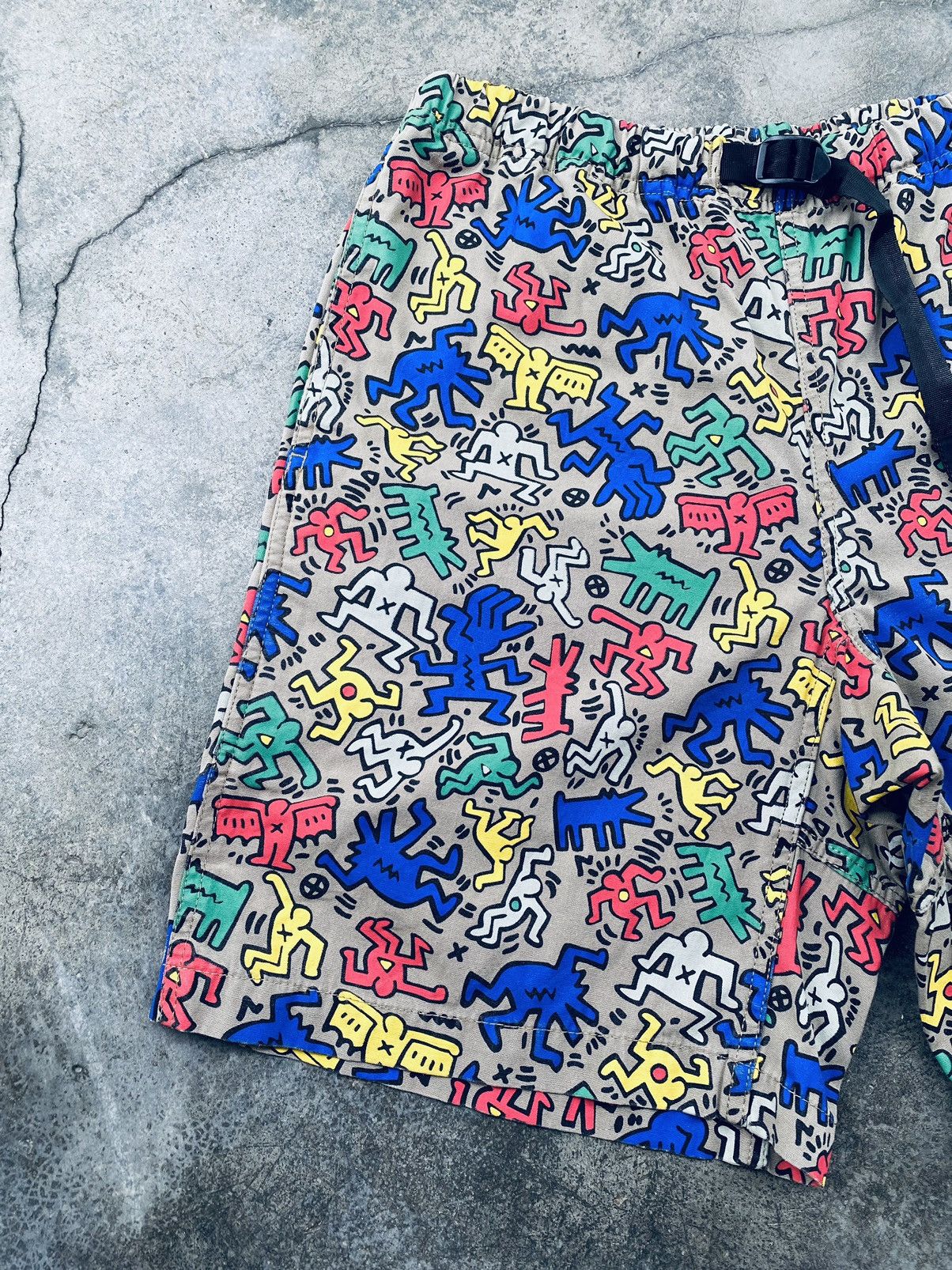 Keith Haring Vintage Y2k Gramicci Keith Haring Pop Art Jorts Pants Size US 30 / EU 46 - 13 Thumbnail
