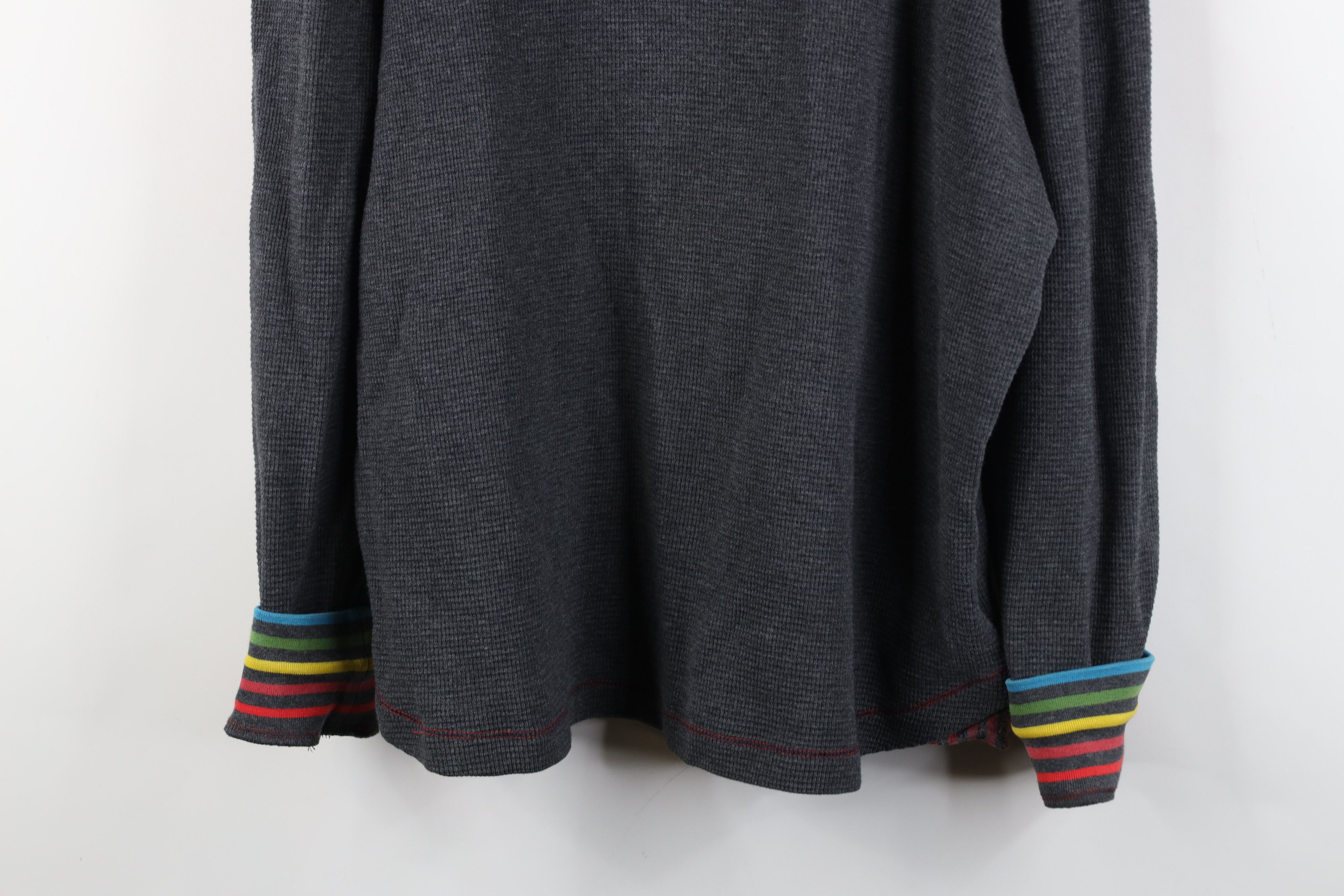 Robert Graham Robert Graham Thermal Waffle Knit Half Zip Pullover Sweater Size US L / EU 52-54 / 3 - 3 Thumbnail
