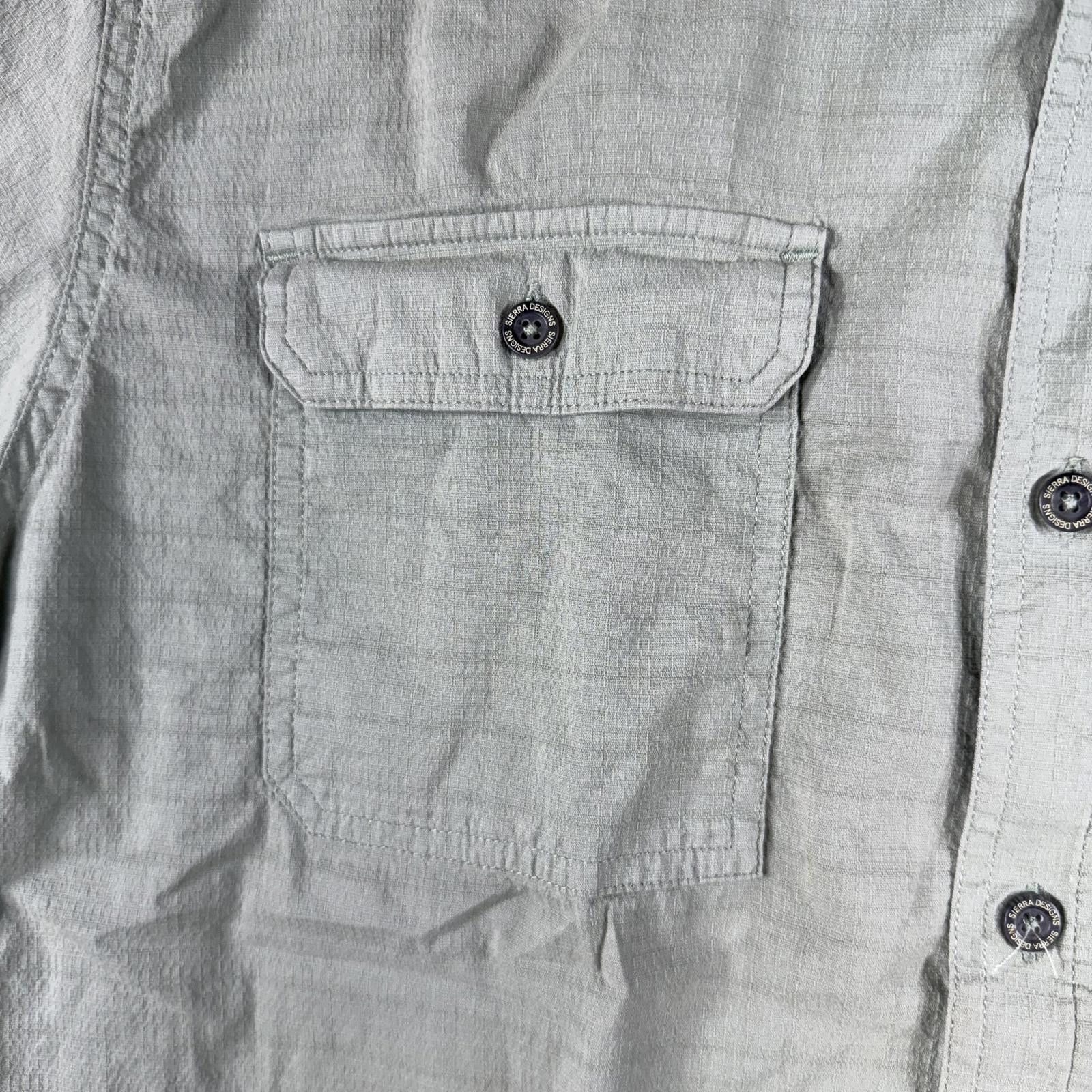 Eddie Bauer Sierra Designs Shirt Men's XL Green Button Down Short Sleeve Size US XL / EU 56 / 4 - 4 Thumbnail