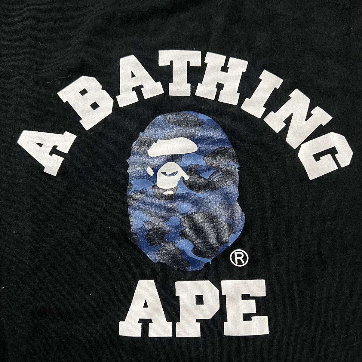 Bape A Bathing Bape BAPE College Logo T-Shirt Size US XL / EU 56 / 4 - 3 Thumbnail