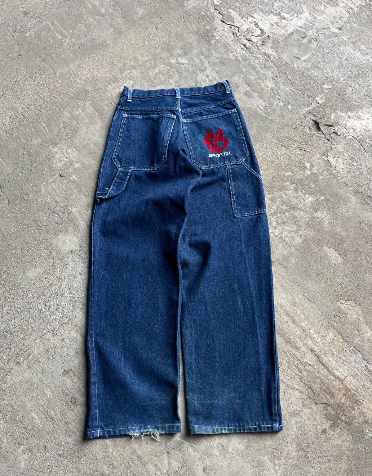 Fubu × Vintage Vintage FUBU Rap Hip Hop Carpenter Jeans Y2K Size US 27 - 1 Thumbnail