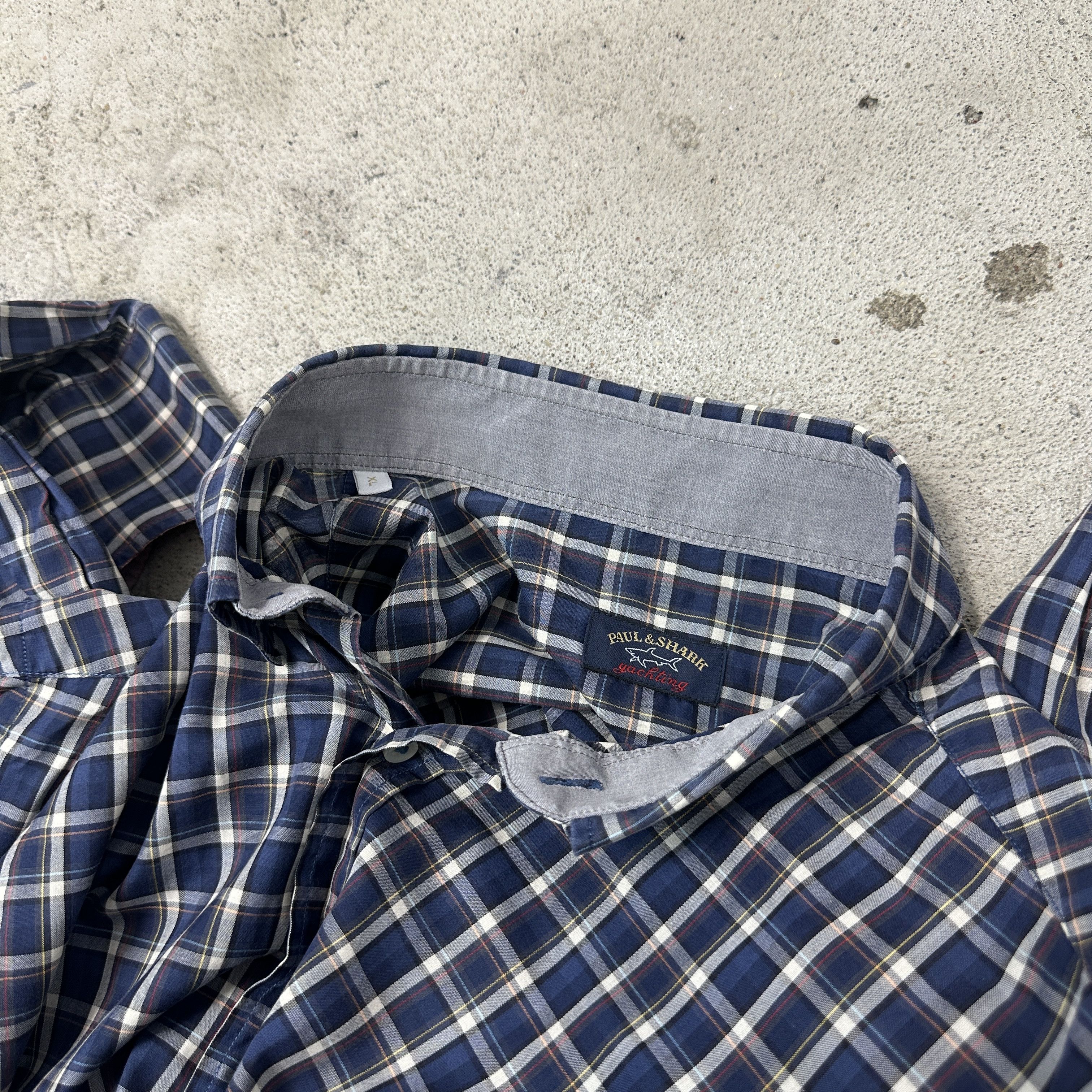 Paul & Shark Vintage Gingham Button Down Paul&Shark Shirt 00s Size US XL / EU 56 / 4 - 5 Thumbnail