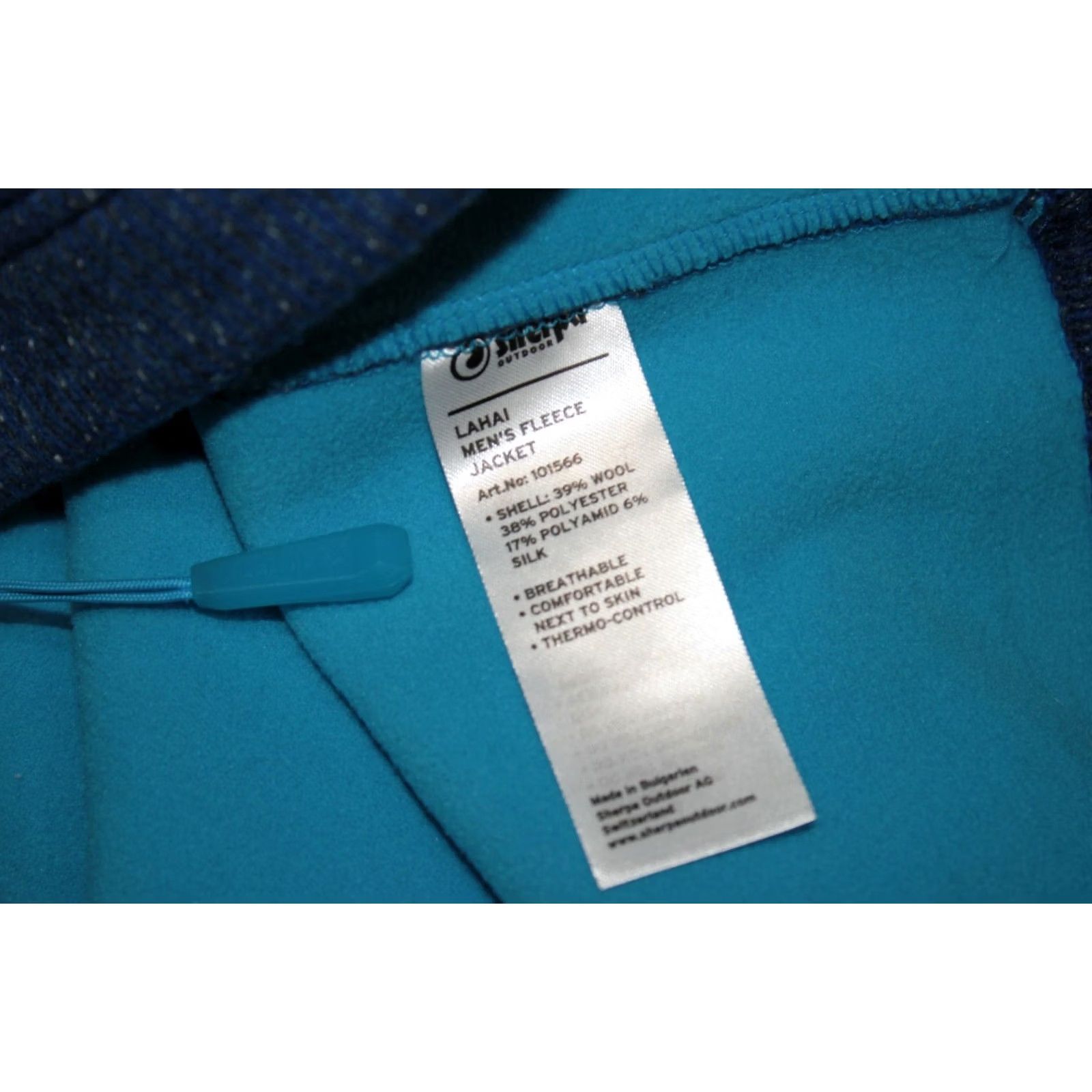 Vintage Sherpa blue full zip jumper jacket active wear Size S Mens Size US S / EU 44-46 / 1 - 8 Thumbnail