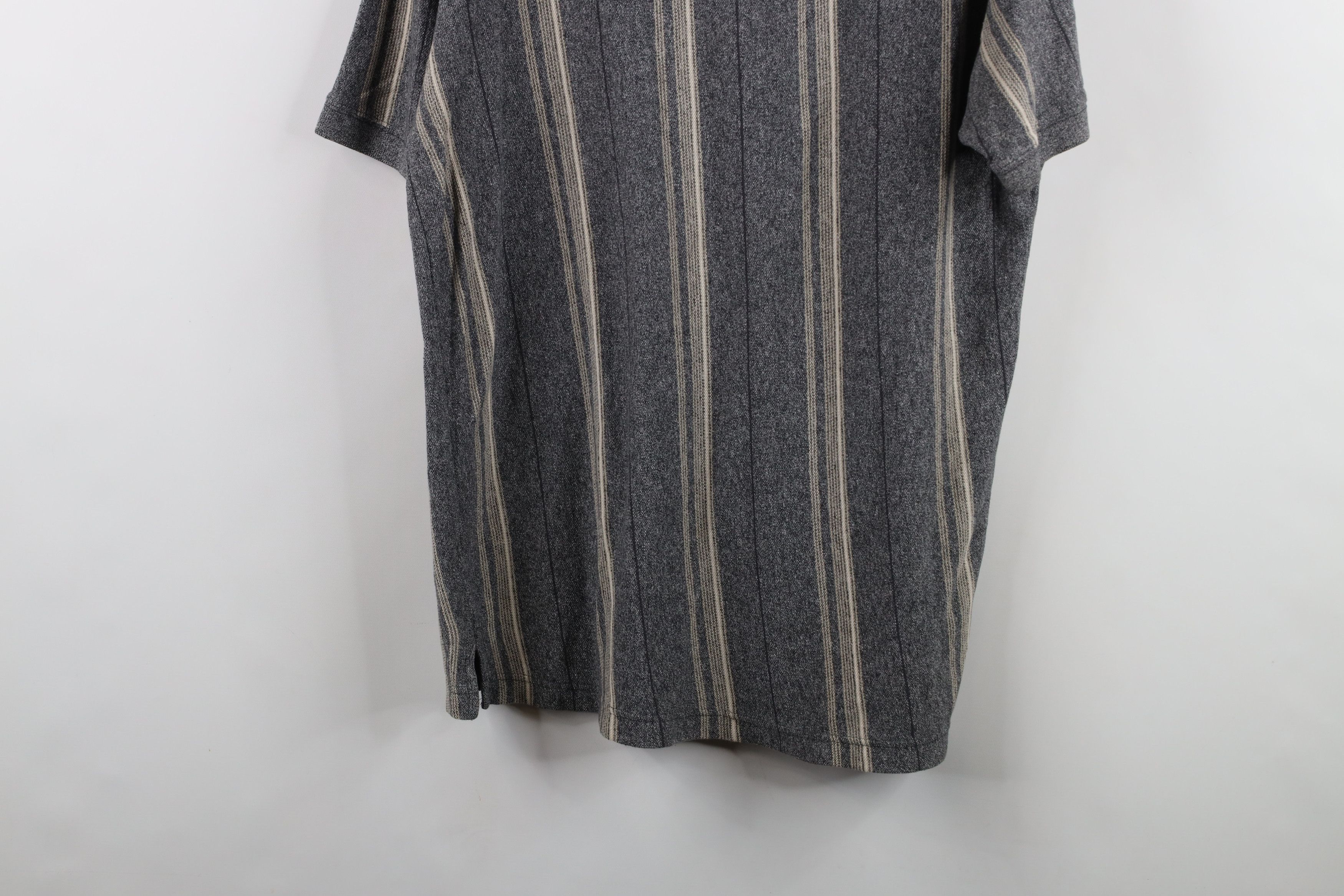Vintage Vintage 90s Streetwear Striped Knit Collared Polo Shirt Size US M / EU 48-50 / 2 - 12 Thumbnail