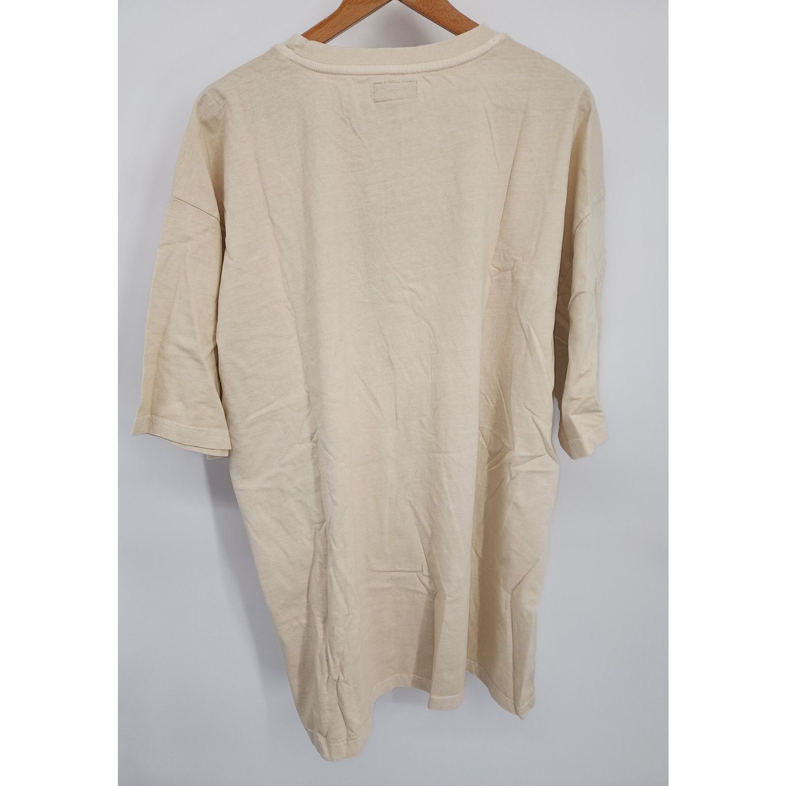 Market Market Beige Printed Short Sleeve T-Shirt Men's Size XXL Size US XXL / EU 58 / 5 - 2 Thumbnail