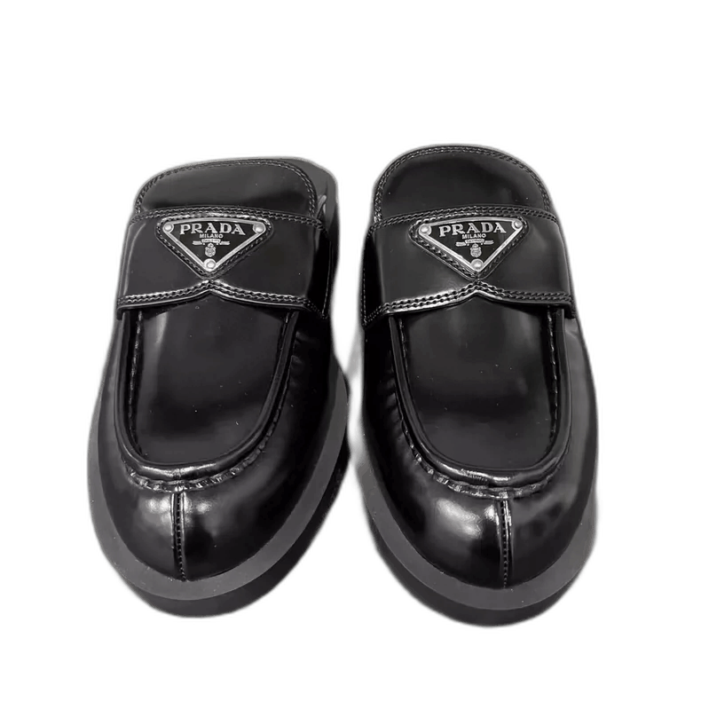 Prada Prada Black SlipOn Loafers Size 37 -2505 Size US 6.5 / EU 39-40 - 1 Thumbnail