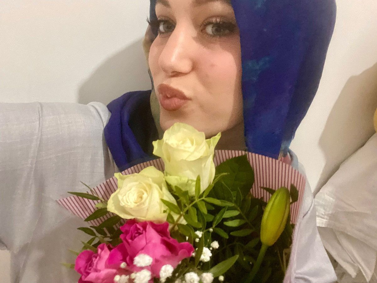 Other Blue modal headscarf Size ONE SIZE - 4 Thumbnail
