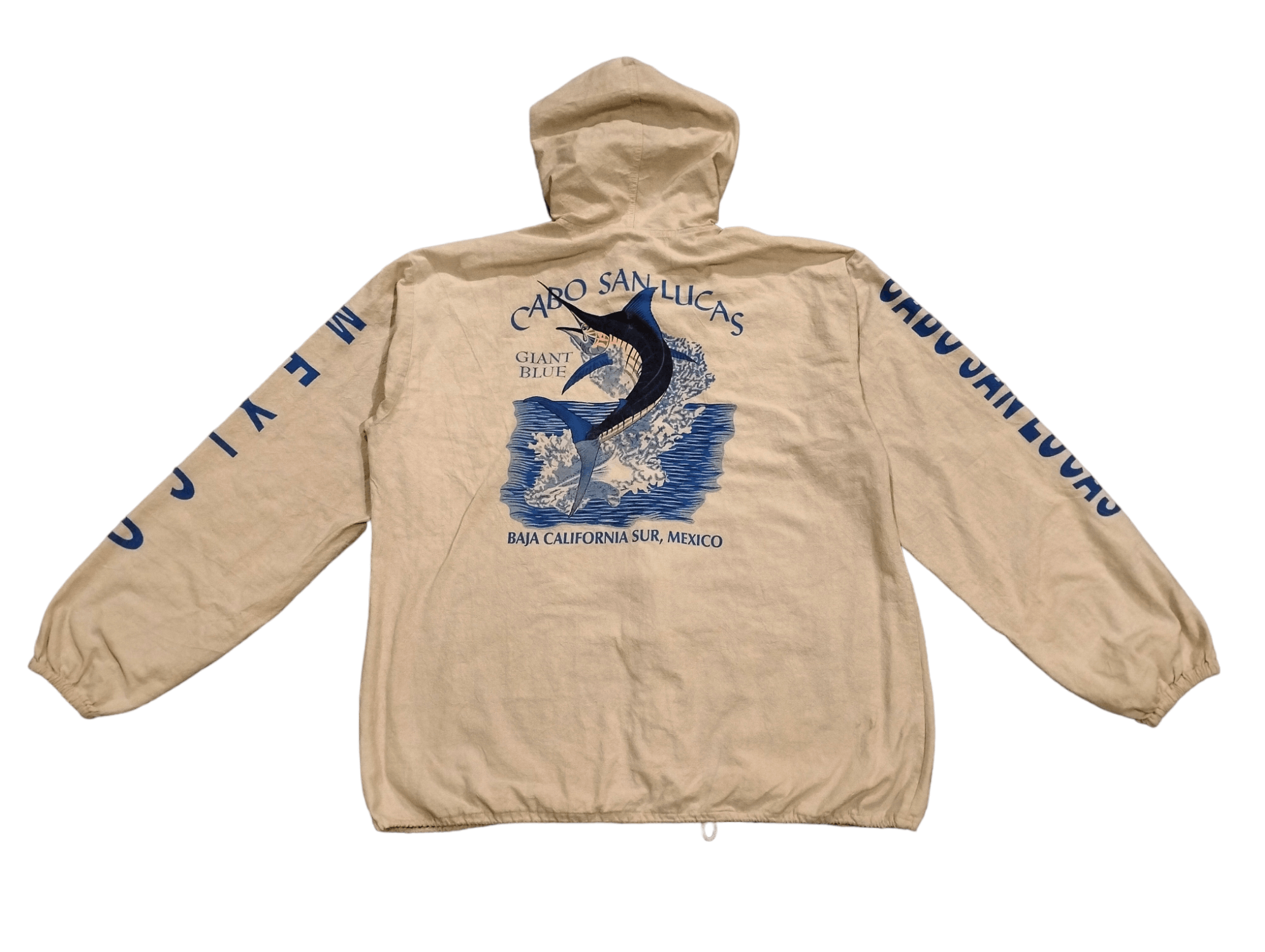 Vintage Vintage 80s Yoyo's Cabo Sun Lucas Cotton Light Zipper Jacket Size US XL / EU 56 / 4 - 1 Thumbnail