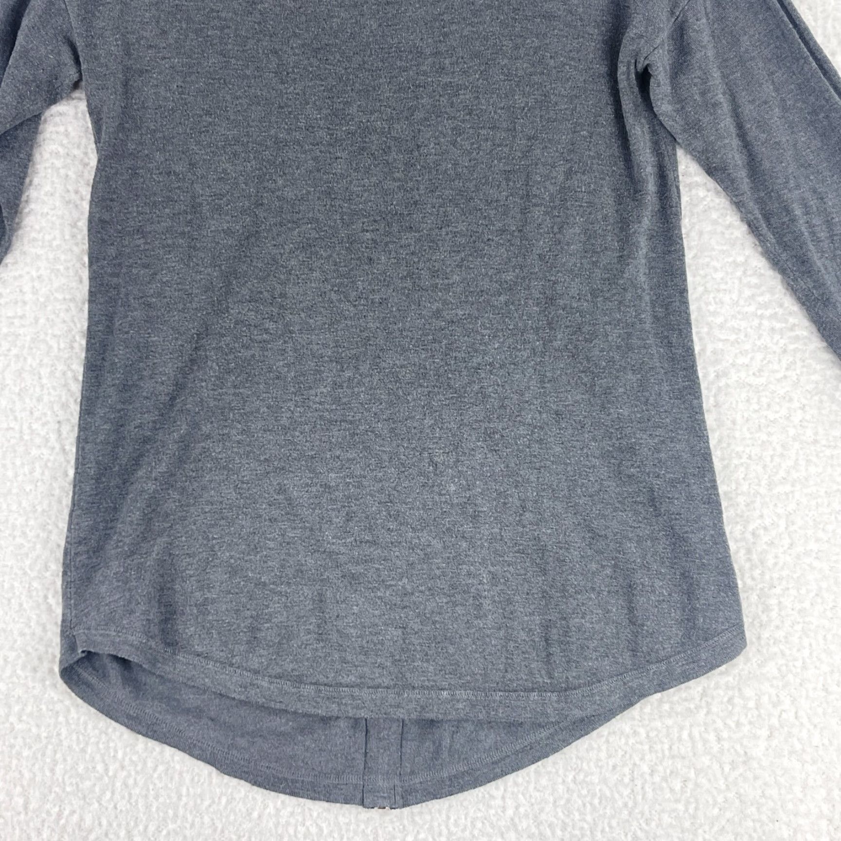 Soft Surroundings Soft Surroundings Shirt Womens Medium Gray Long Sleeve Casual Basic Tunic Blouse Size M / US 6-8 / IT 42-44 - 5 Thumbnail