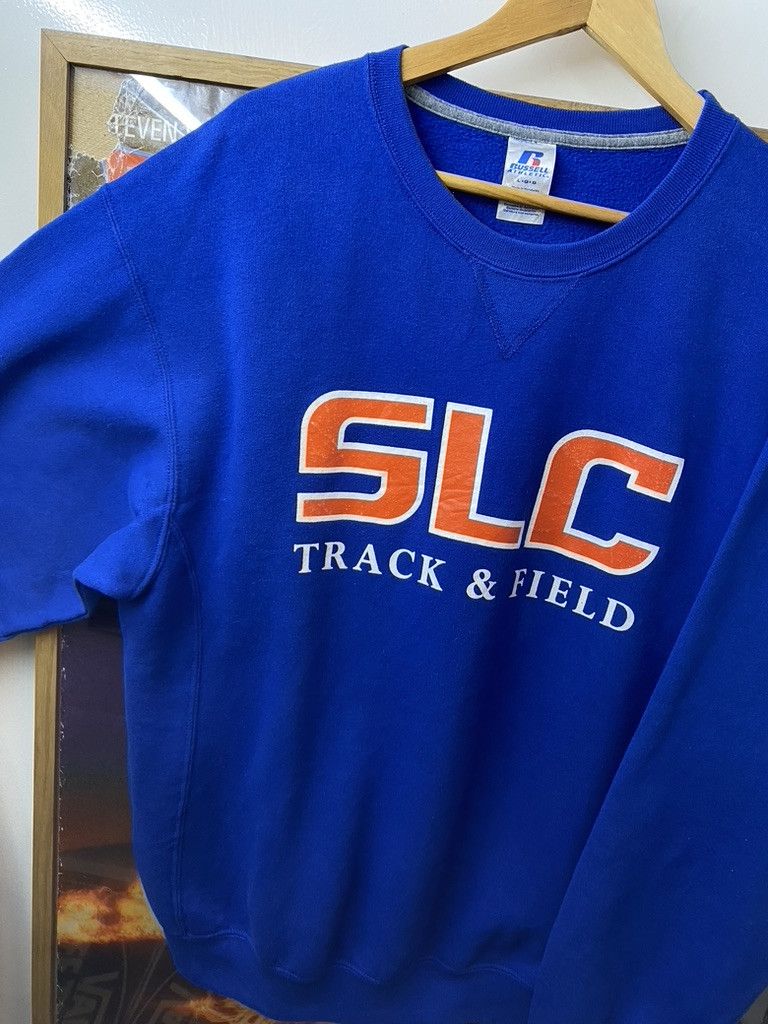 Russell Athletic Y2K Vintage SLC Track and Field Sweatshirt Size US L / EU 52-54 / 3 - 4 Thumbnail