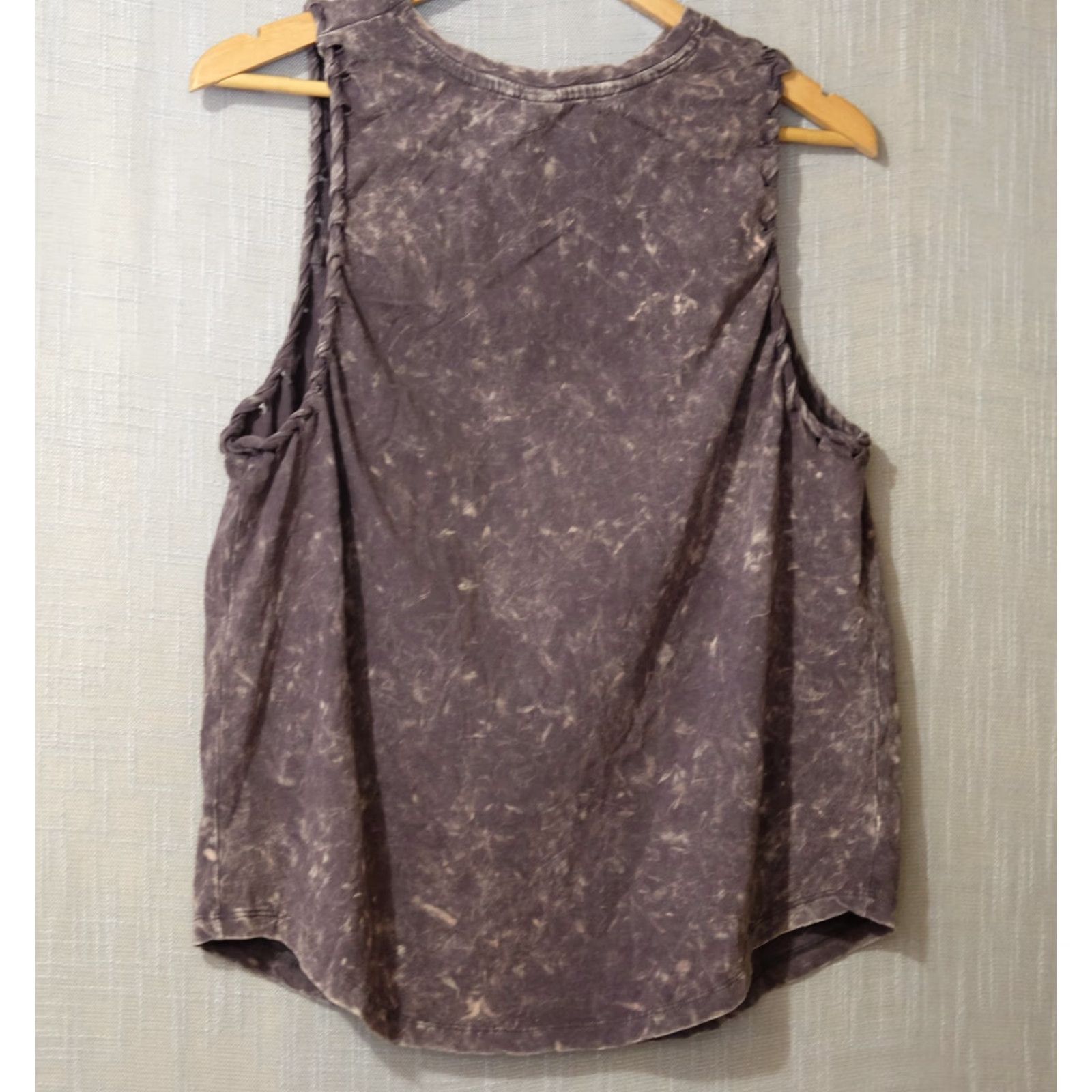 Vintage Dreamside Tank Top Brown Stretch Lightweight Women's XL H94-50 Bohemian Cotton Sleeveless, Round Neck, Pullover, Casual Shirt Size XL / US 12-14 / IT 48-50 - 5 Thumbnail