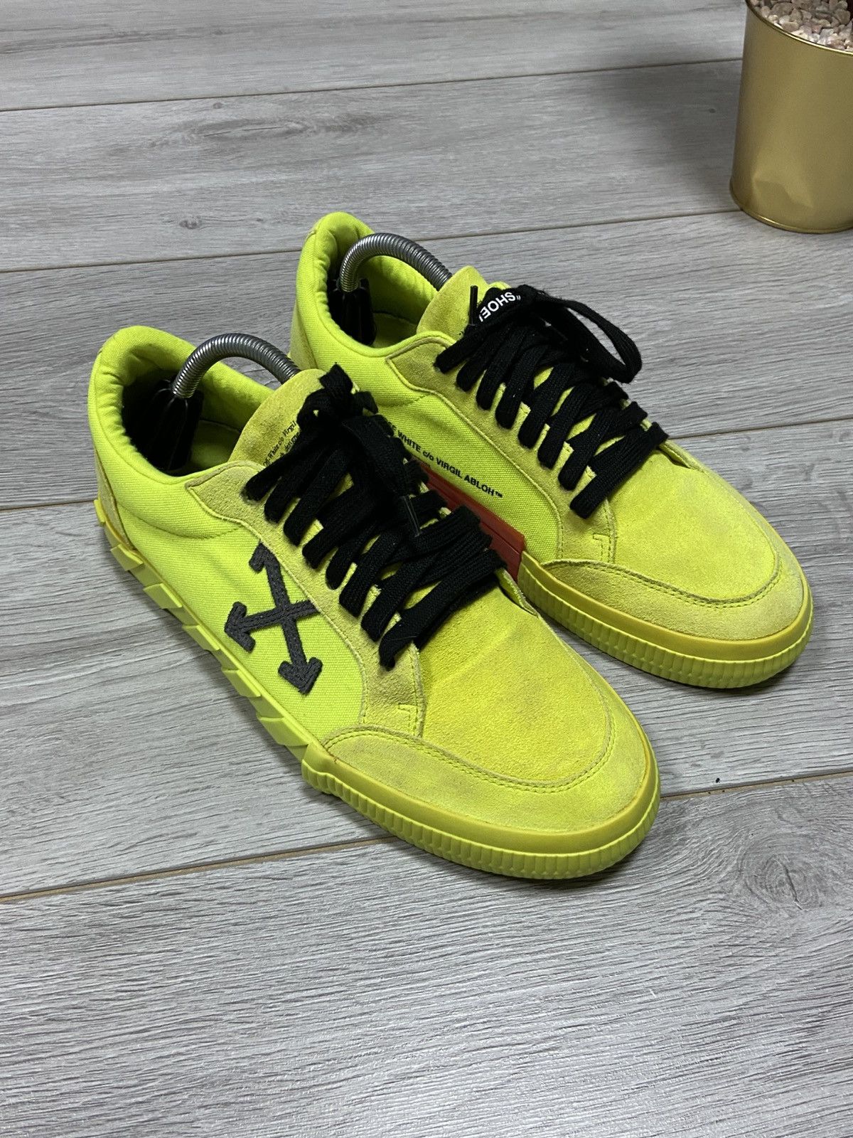 Off-White Off-White 2013 green vulcanized Virgil Abloh arrows shoes 42 Size US 9 / EU 42 - 2 Thumbnail