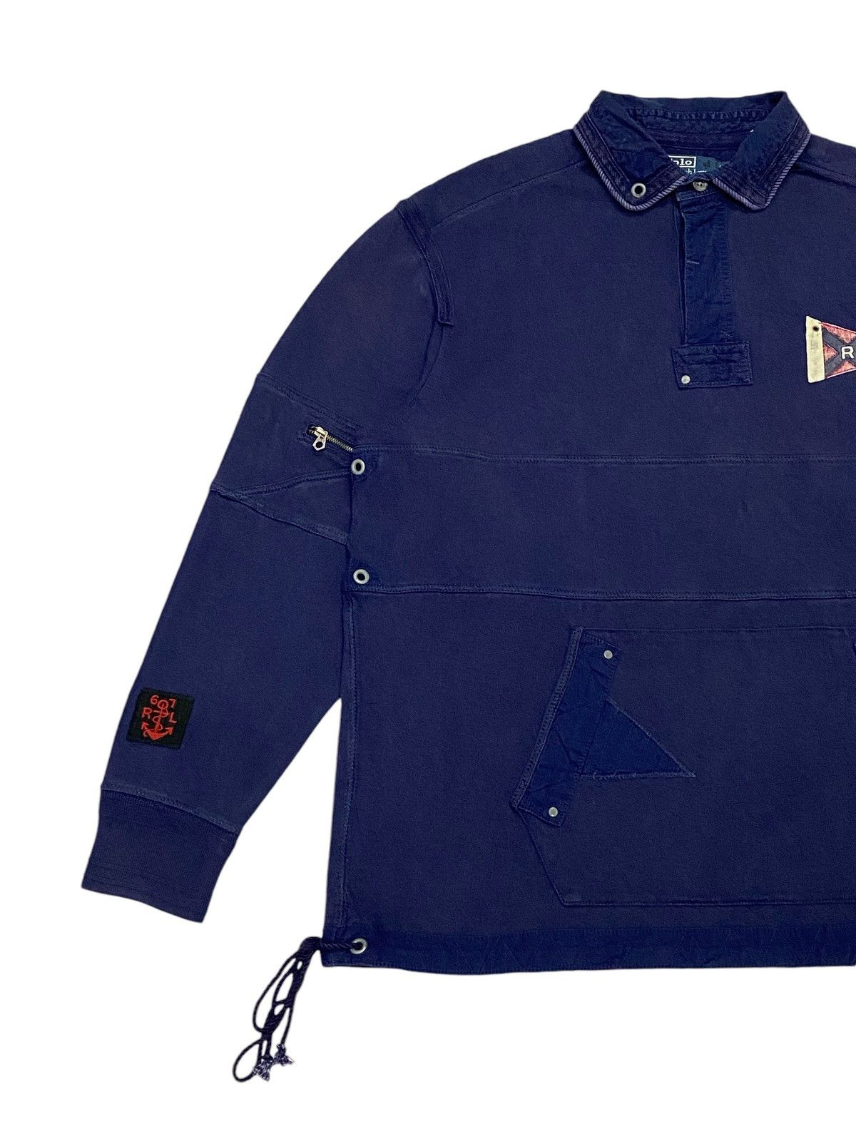 Polo Ralph Lauren × Vintage Vintage Polo Ralph Lauren PRLC Rugby Long Sleeve (Big Size) Size US XXL / EU 58 / 5 - 7 Thumbnail
