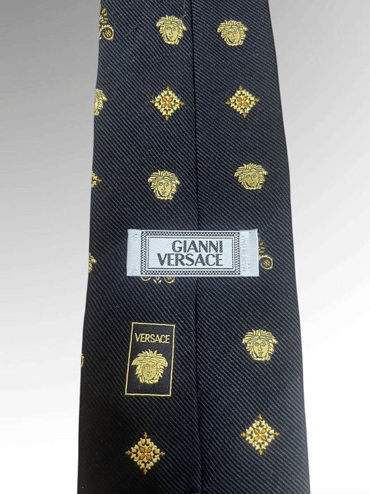 Claude Montana × Etro × Versace Luxury Designer Silk Tie Set – Versace,Etro & Claude Montana Size ONE SIZE - 5 Thumbnail