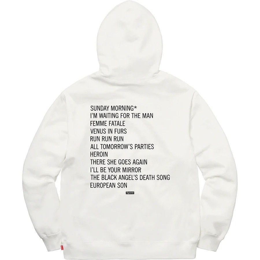 Supreme Size S - Supreme x The Velvet Underground Hoodie White Size US S / EU 44-46 / 1 - 3 Thumbnail