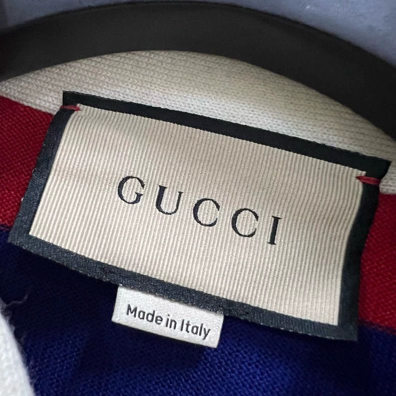 Gucci Gucci Striped Trojan embroidered polo shirt 2504-Nextarrow Size US S / EU 44-46 / 1 - 2 Thumbnail
