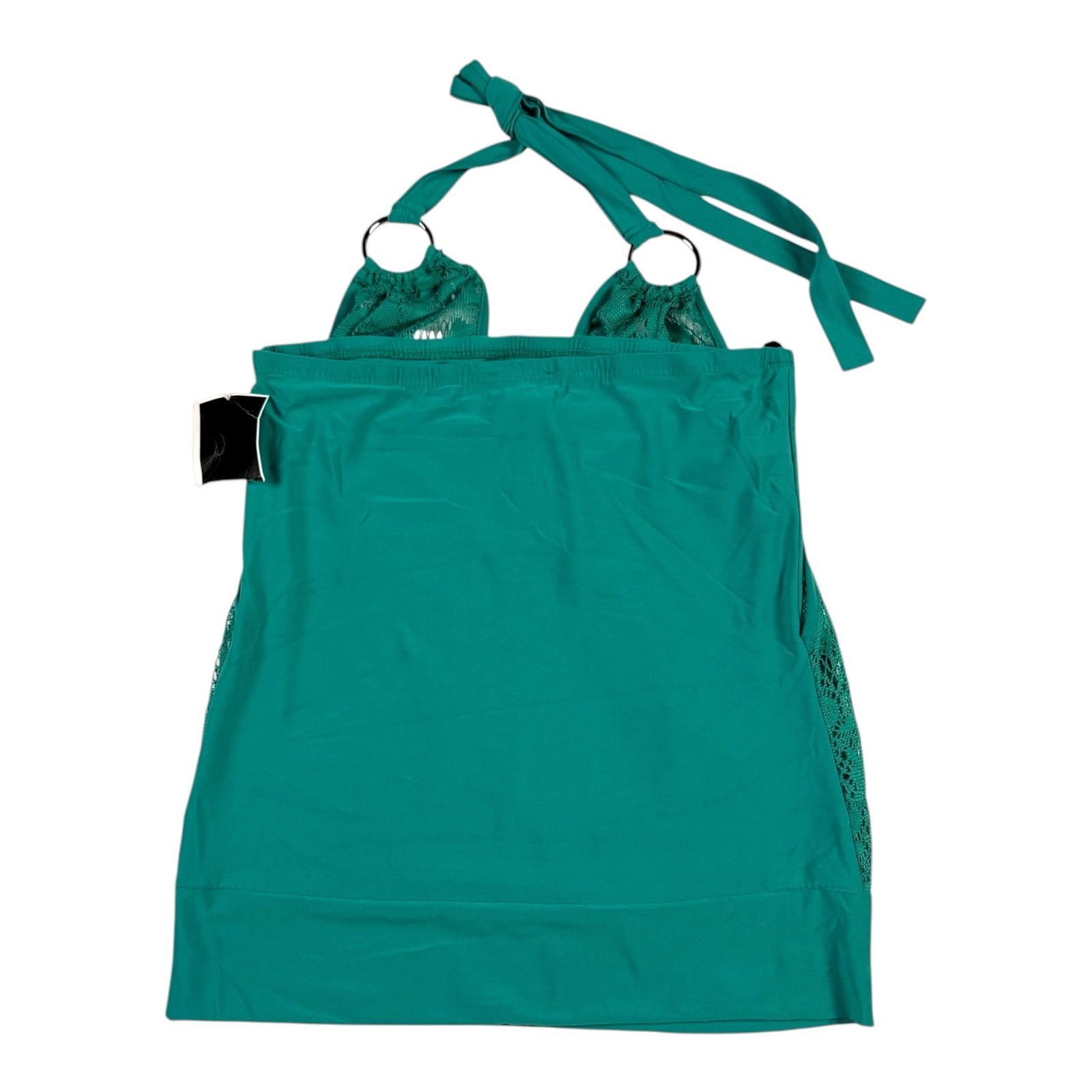 Vintage Vintage y2k Solar Women's Turquoise Halter Tube Top Blouse Size S / US 4 / IT 40 - 2 Thumbnail