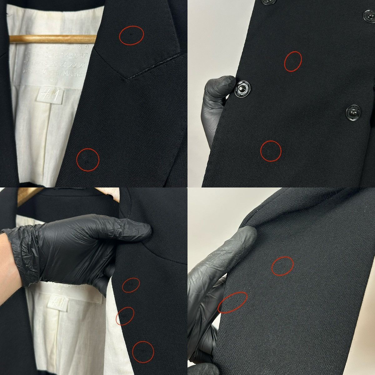 H&M × Maison Margiela Maison Martin Margiela x H&M Pagoda Shoulder Wool Blazer Size XL / US 12-14 / IT 48-50 - 25 Thumbnail