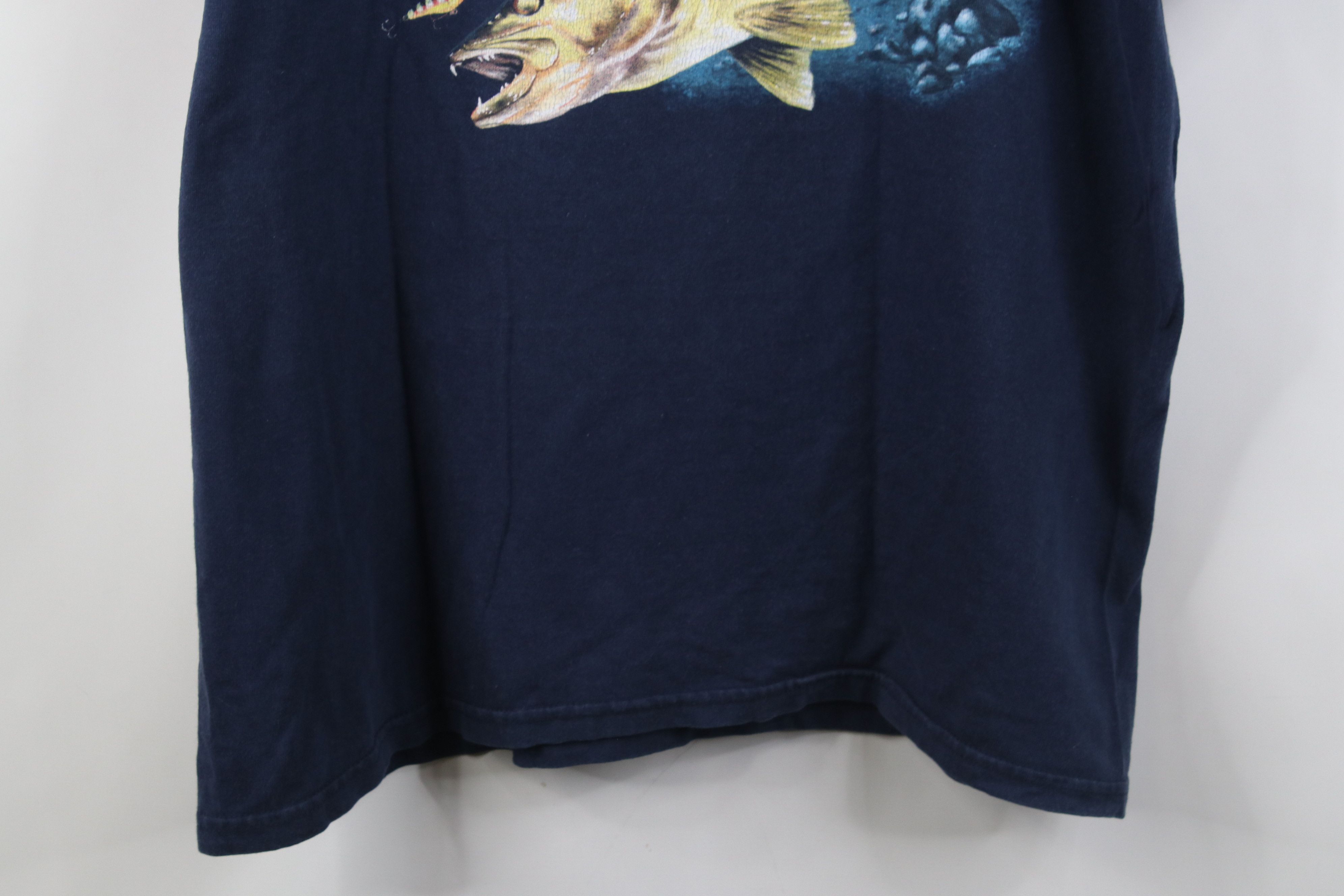 Vintage Vintage Y2K Minor League Toledo Walleye Hockey T-Shirt Blue Size US L / EU 52-54 / 3 - 12 Thumbnail