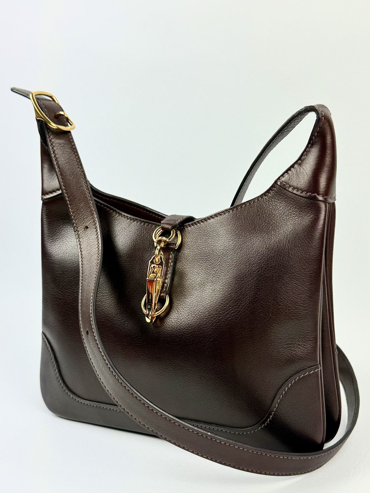 Hermes Hermes - 2020 - Evercolor - Brown & Gold - Trim Duo - 24 Size ONE SIZE - 2 Thumbnail
