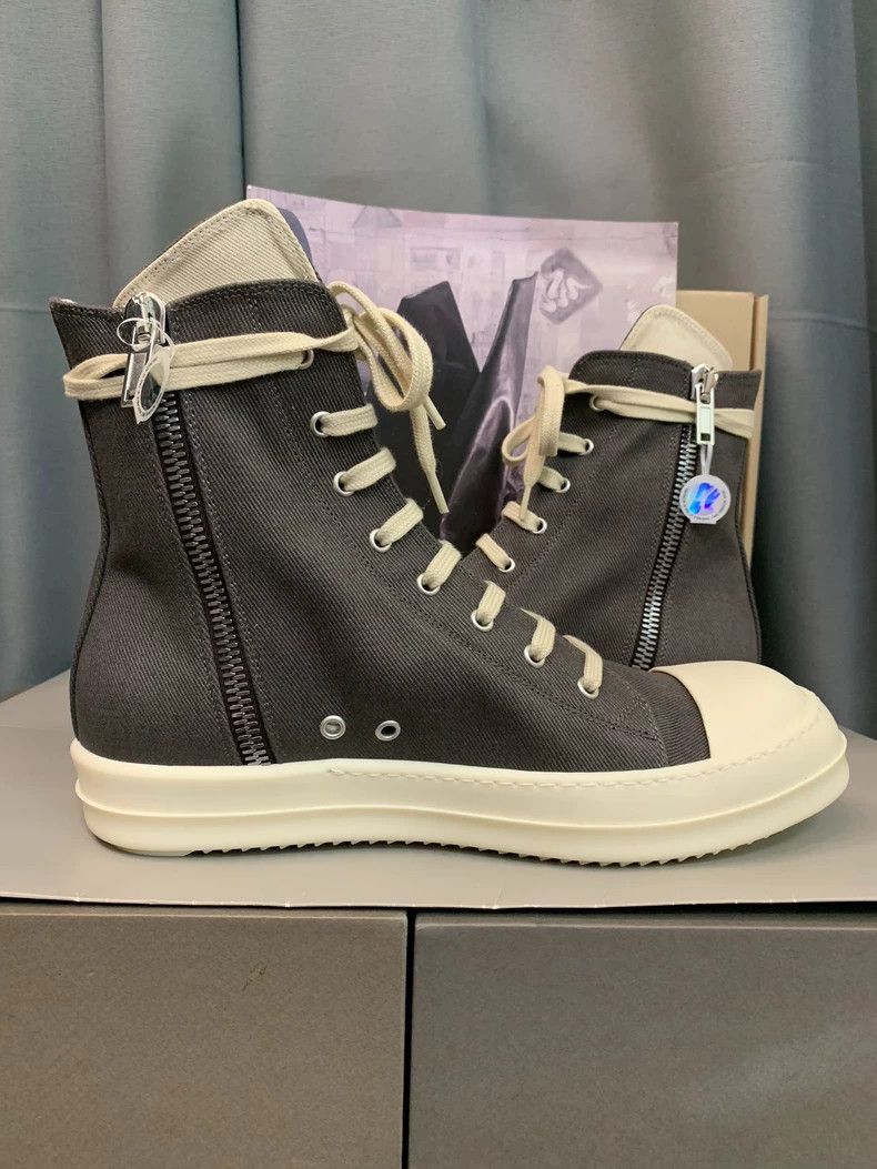 Rick Owens Rick Owens Canvas five Miscanthus sinensis star embroidere Size US 11 / EU 44 - 5 Thumbnail