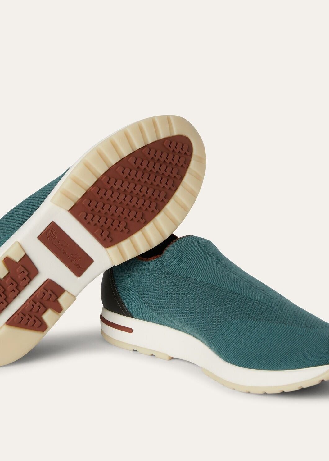 Loro Piana o1srvl11e0325 Lp Flexy Active Sneakers in Green Size US 6.5 / EU 39-40 - 4 Thumbnail