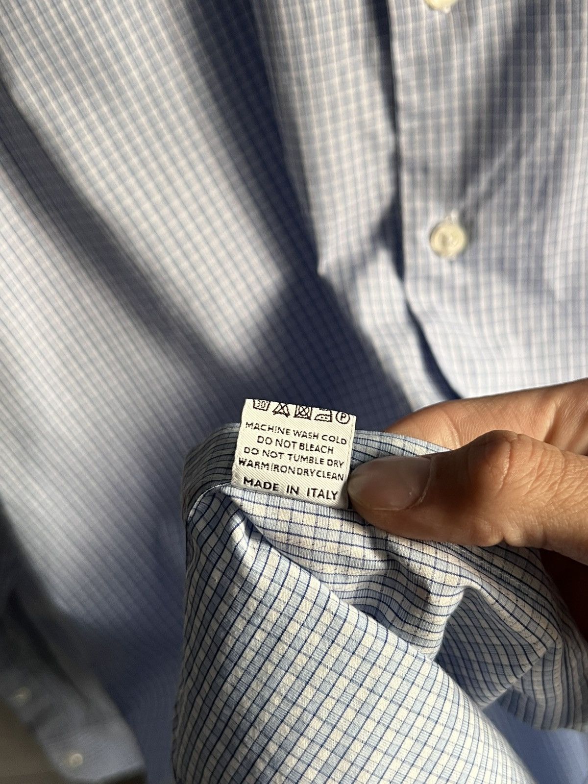 Canali Canali Luxury Cotton Button Up Shirt Size US XL / EU 56 / 4 - 7 Thumbnail