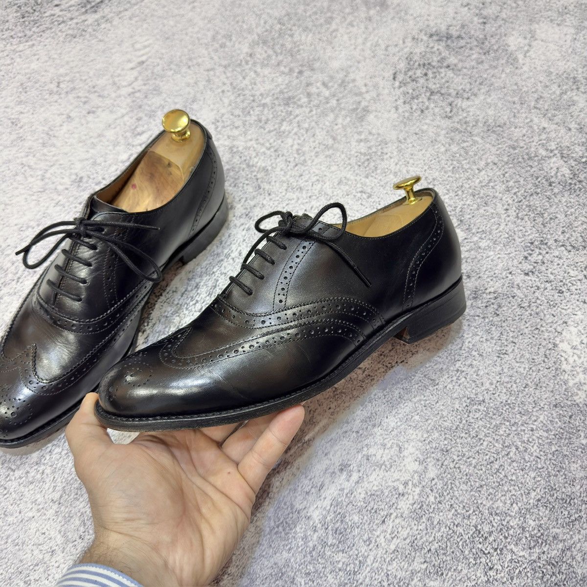 Barker Barker Classic Welted Brogues Oxfords US9 UK8 EU42 Size US 9 / EU 42 - 8 Thumbnail