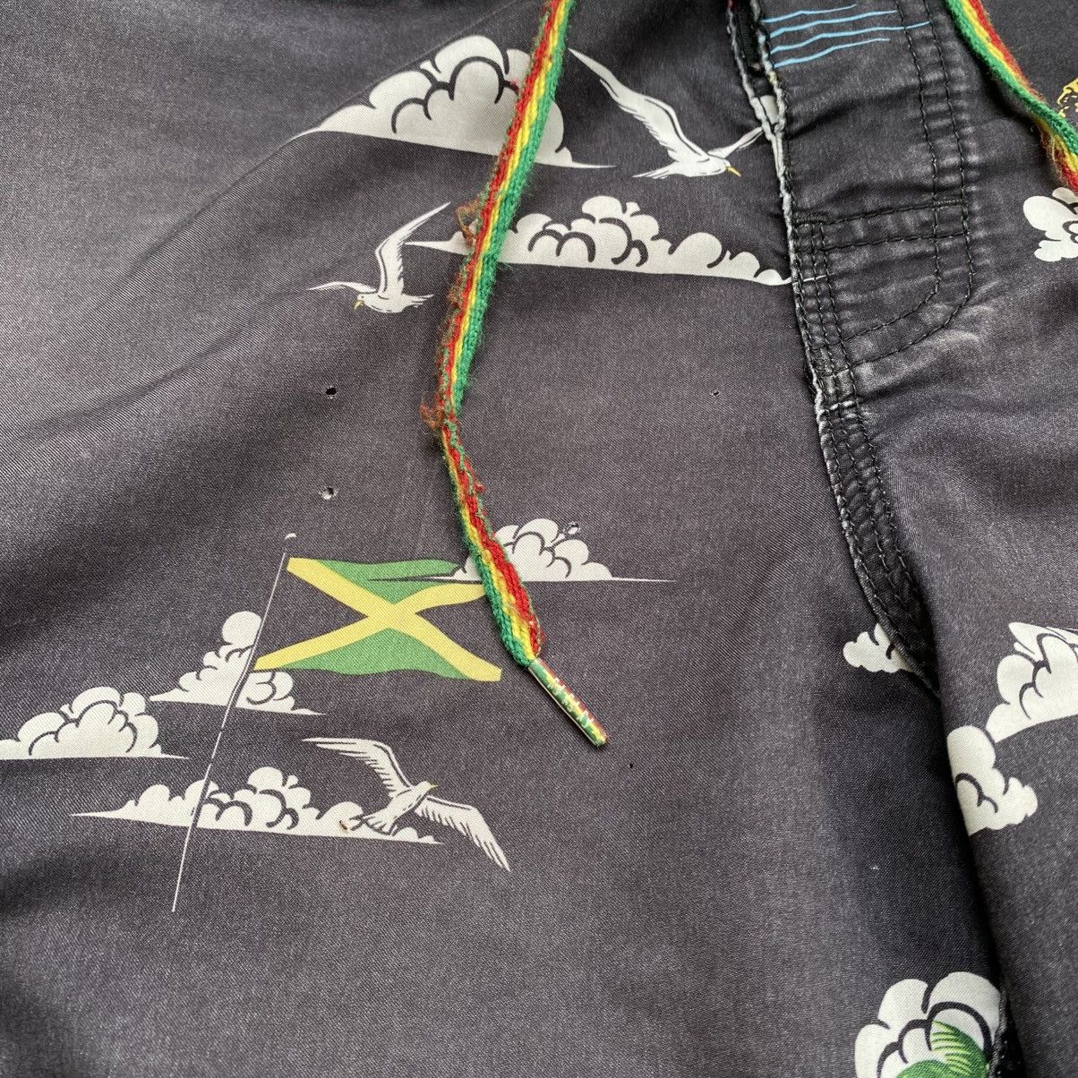 Billabong 90s Bilabong X Bob Marley Surfing Short Pants Size US 30 / EU 46 - 5 Thumbnail