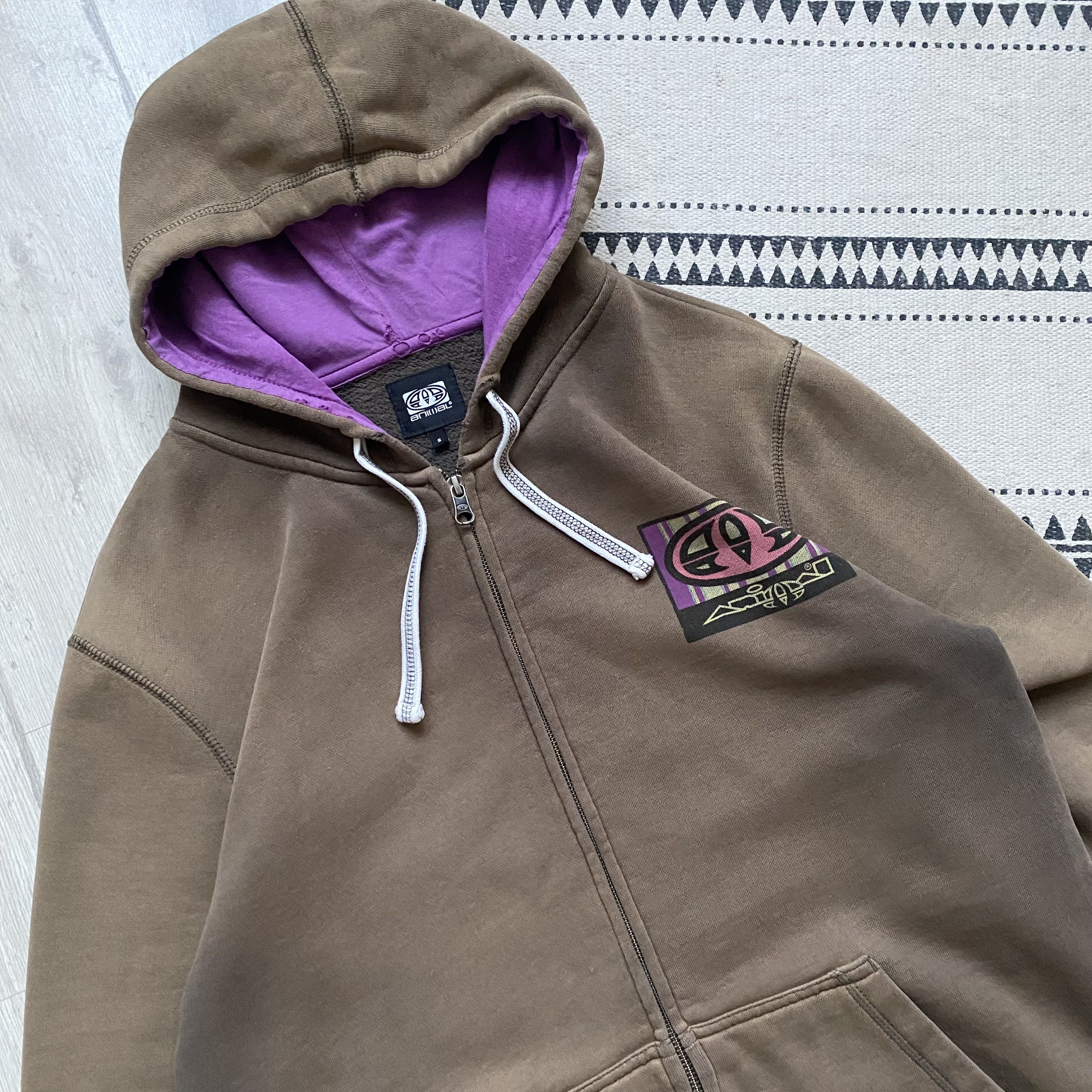 Hook-Ups 🛹 Vintage 90s Faded Skater Animal hoodie Y2K Big logo Size US S / EU 44-46 / 1 - 3 Thumbnail