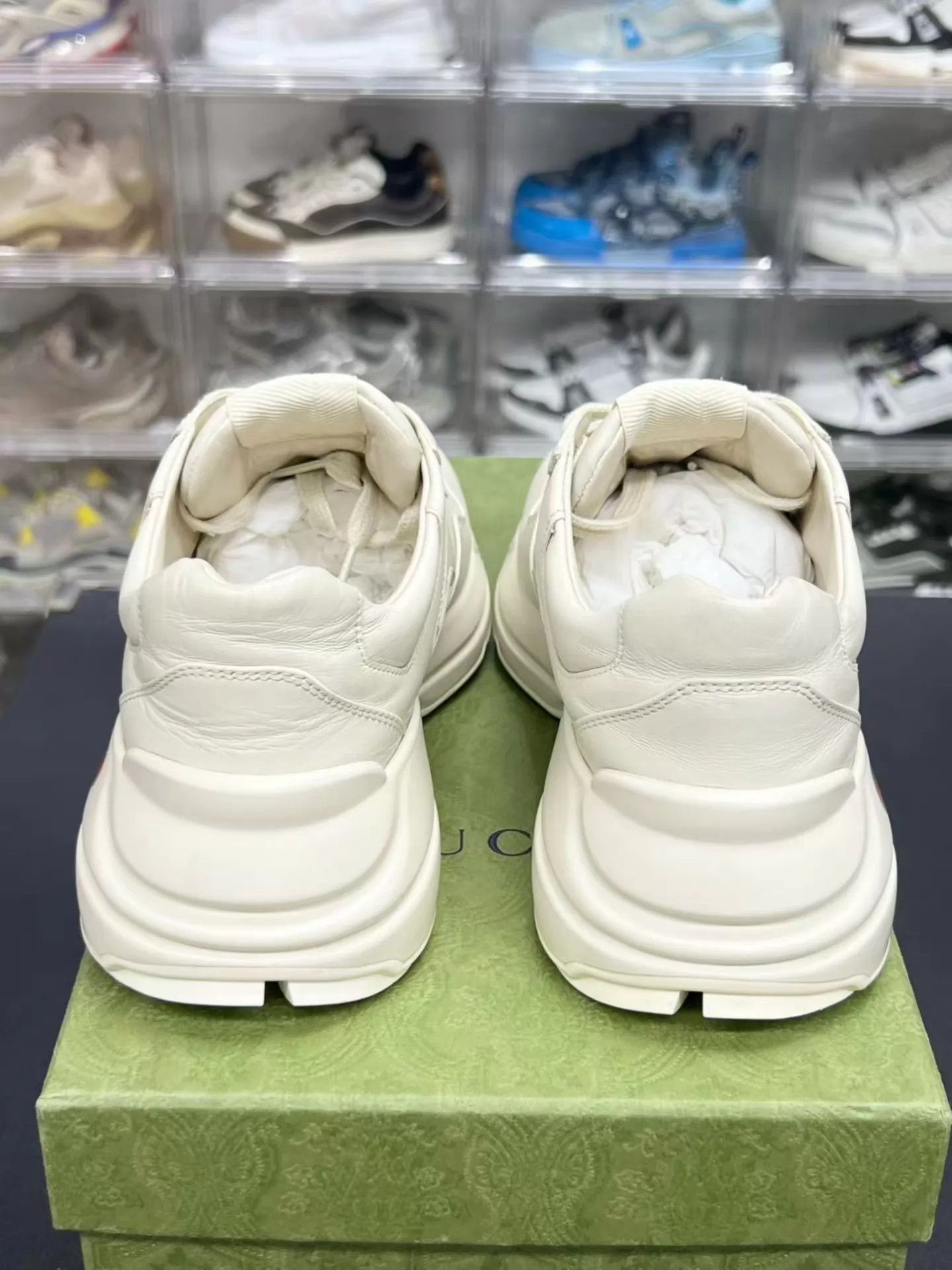 Gucci GUCCI Rhyton White 36 EU 1-5 Uses Original Box Size US 5.5 / IT 35.5 - 7 Thumbnail