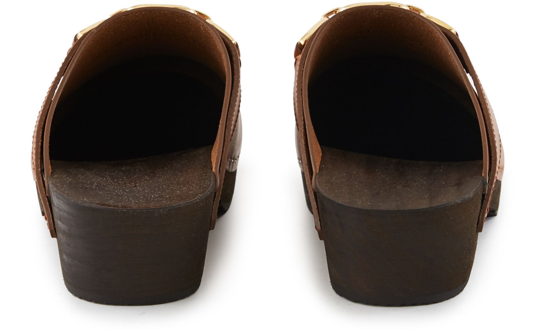 Celine o1bcso1str0225 336623363 Mules in Brown Size US 9 / IT 39 - 3 Thumbnail