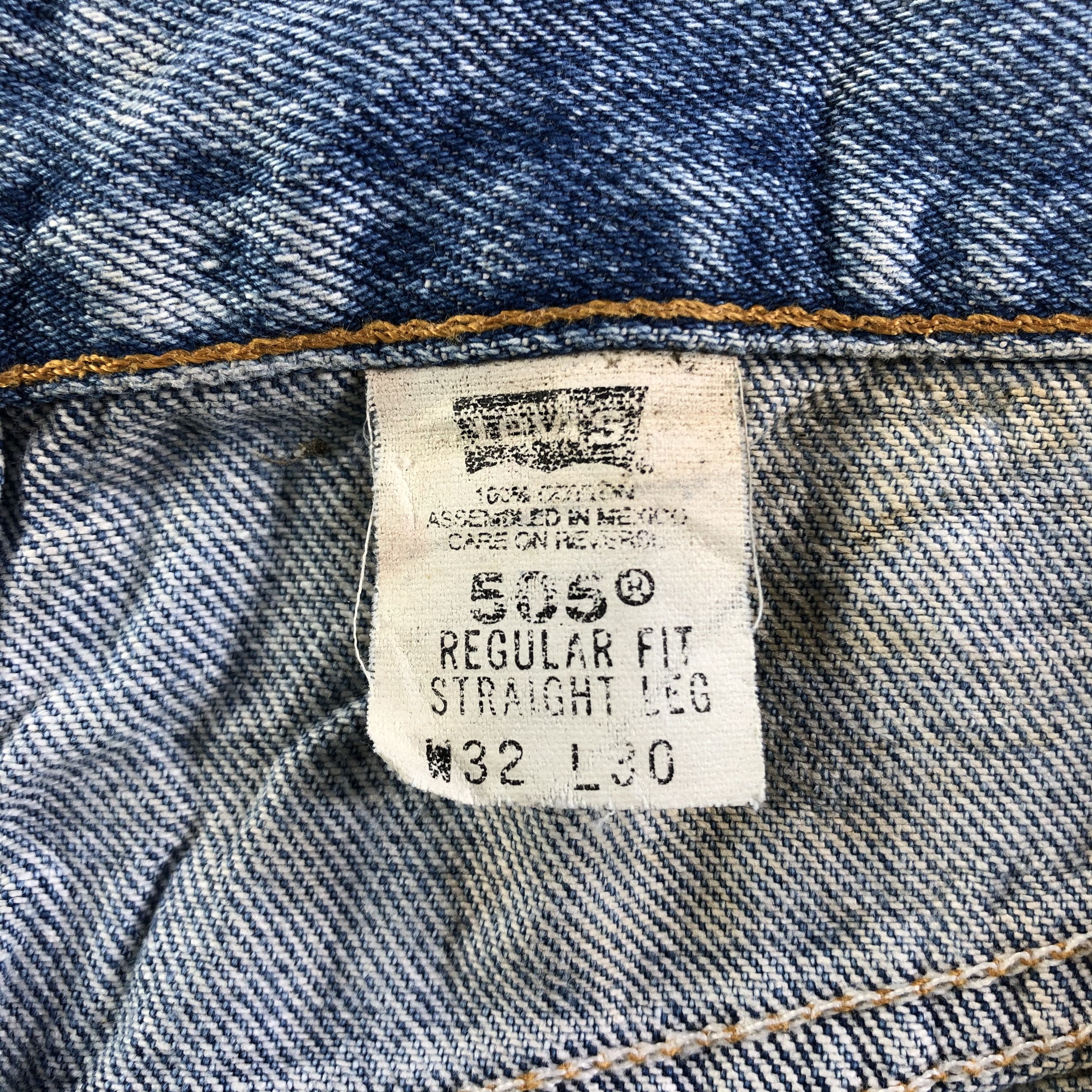 Levi's Vintage Light Wash Levis 505 Jeans-J3626 Size US 32 / EU 48 - 10 Thumbnail