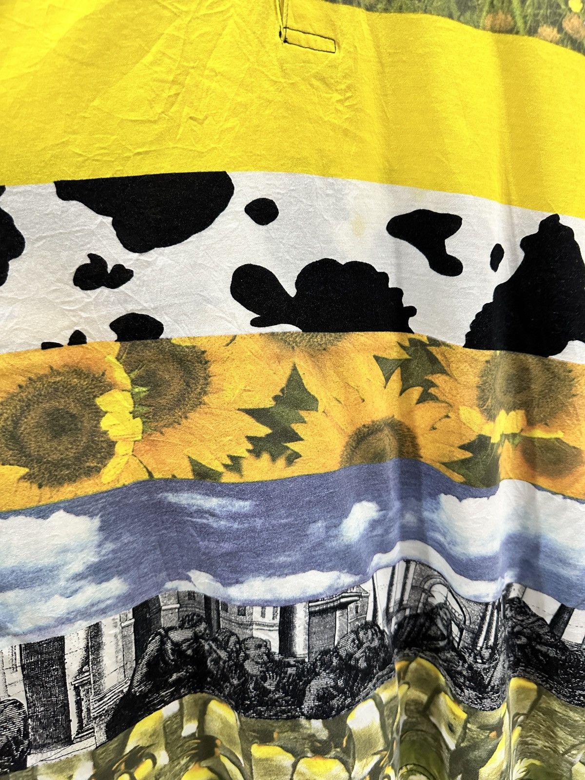 Moschino vintage MOSCHINO JEANS full print all over print t-shirts Size US M / EU 48-50 / 2 - 3 Thumbnail