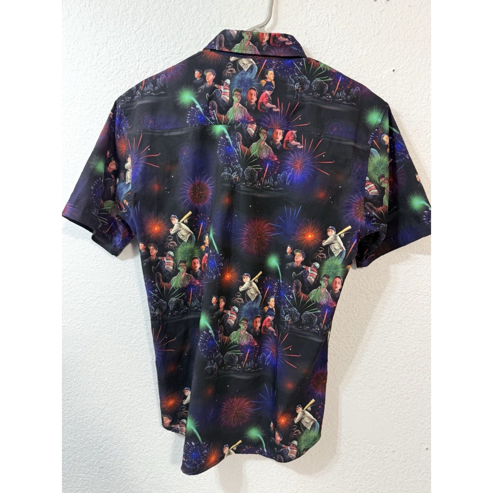 Vintage RSVLTS The Sandlot Shirt Mens M Nightgame Fireworks Button Up Short Sleeve Size US M / EU 48-50 / 2 - 6 Thumbnail