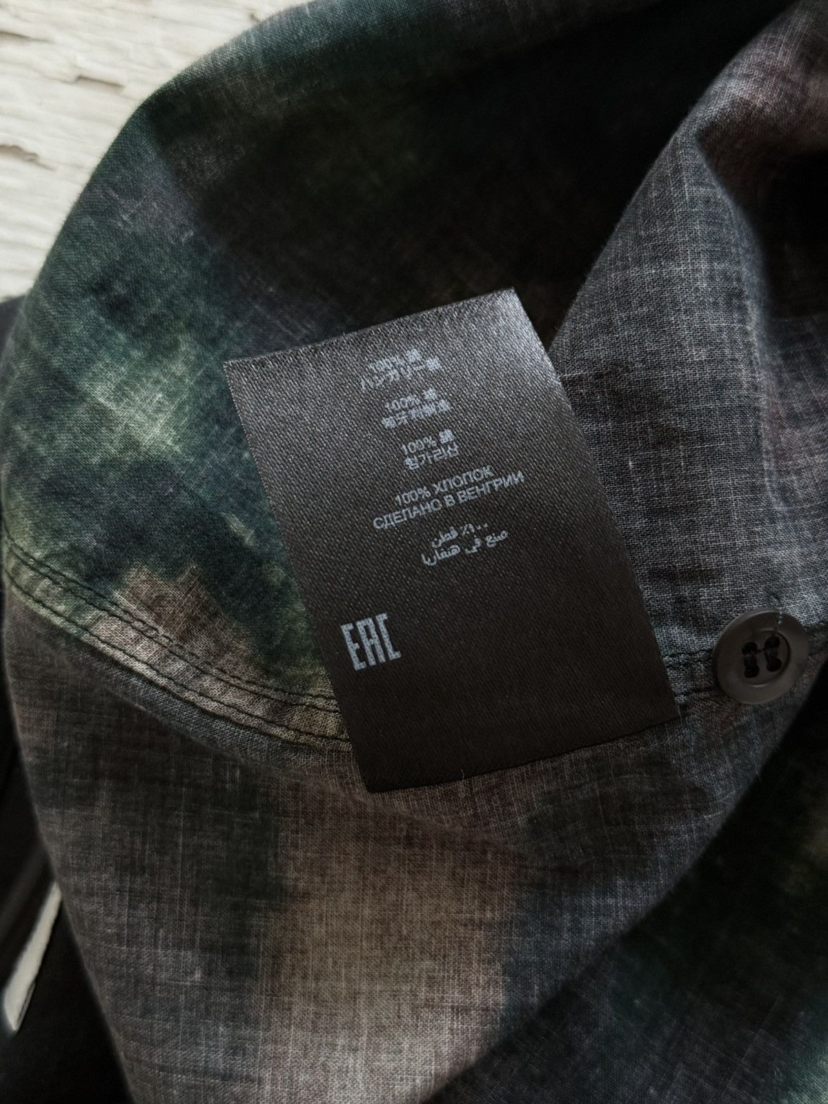 Dries Van Noten Dries Van Noten Dyed Button Up Shirt Size US M / EU 48-50 / 2 - 17 Thumbnail