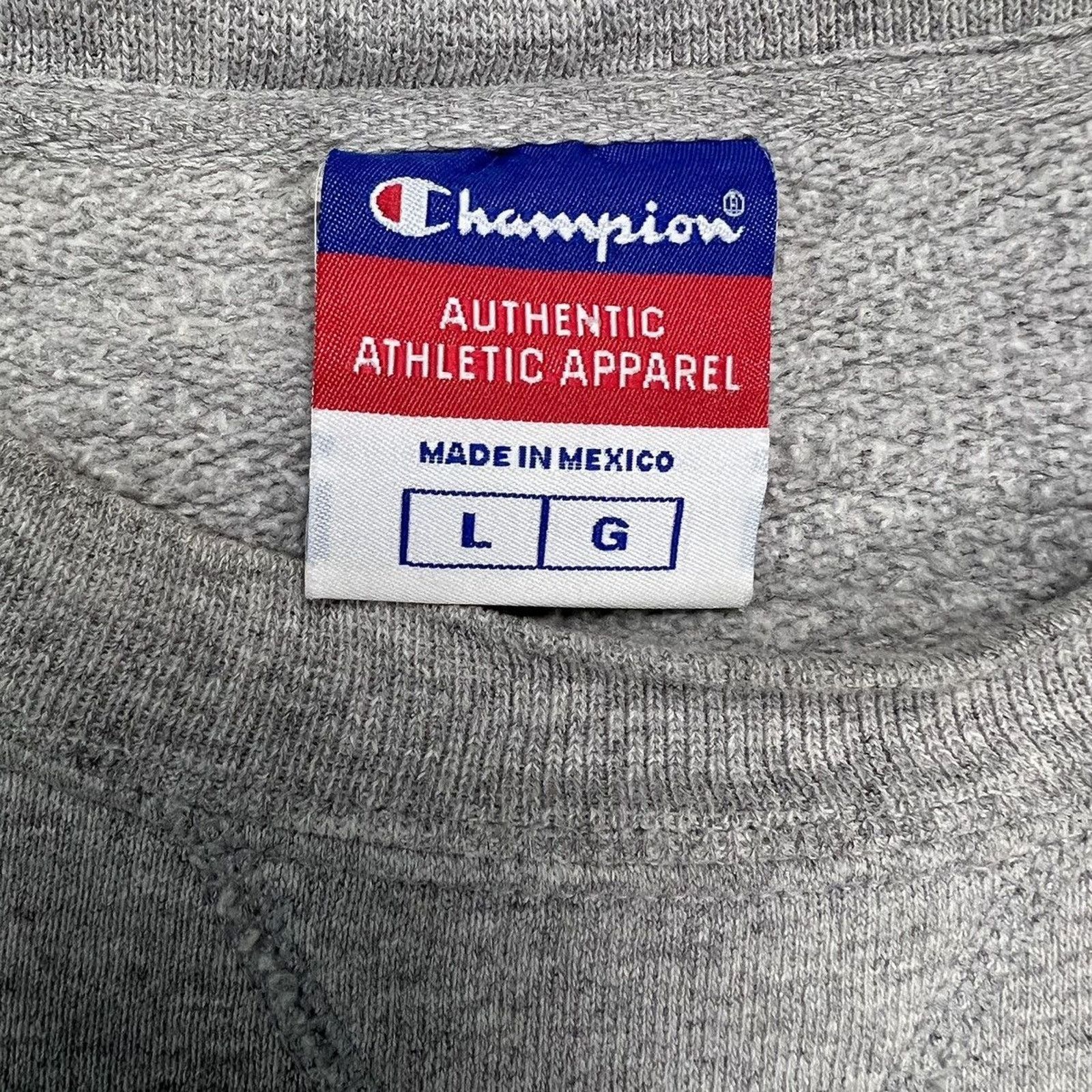 Champion × Vintage Champion Sweatshirt Large Gray C Logo Athleticwear Pullover Size US L / EU 52-54 / 3 - 7 Thumbnail