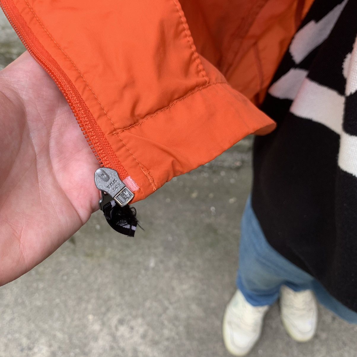 Other 🍊 Orange Vintage Y2K Nike Small Swoosh Zip jacket Size US M / EU 48-50 / 2 - 11 Thumbnail