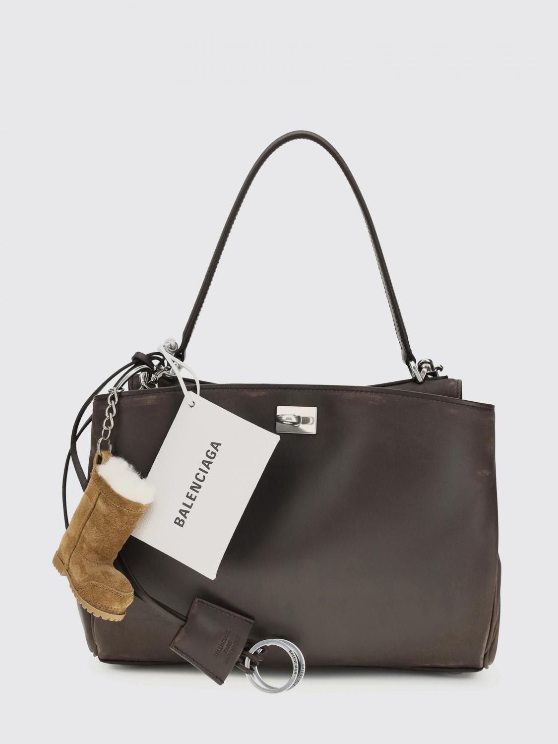 Balenciaga Balenciaga Shoulder Bag Woman Coffee Size ONE SIZE - 1 Thumbnail