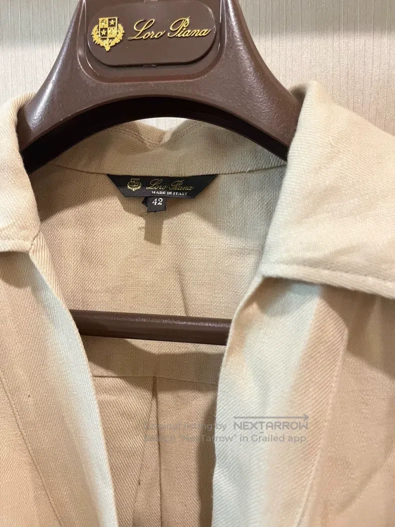 Loro Piana LORO PIANA 23 Beige Linen Casual Shirt Size M / US 6-8 / IT 42-44 - 6 Thumbnail
