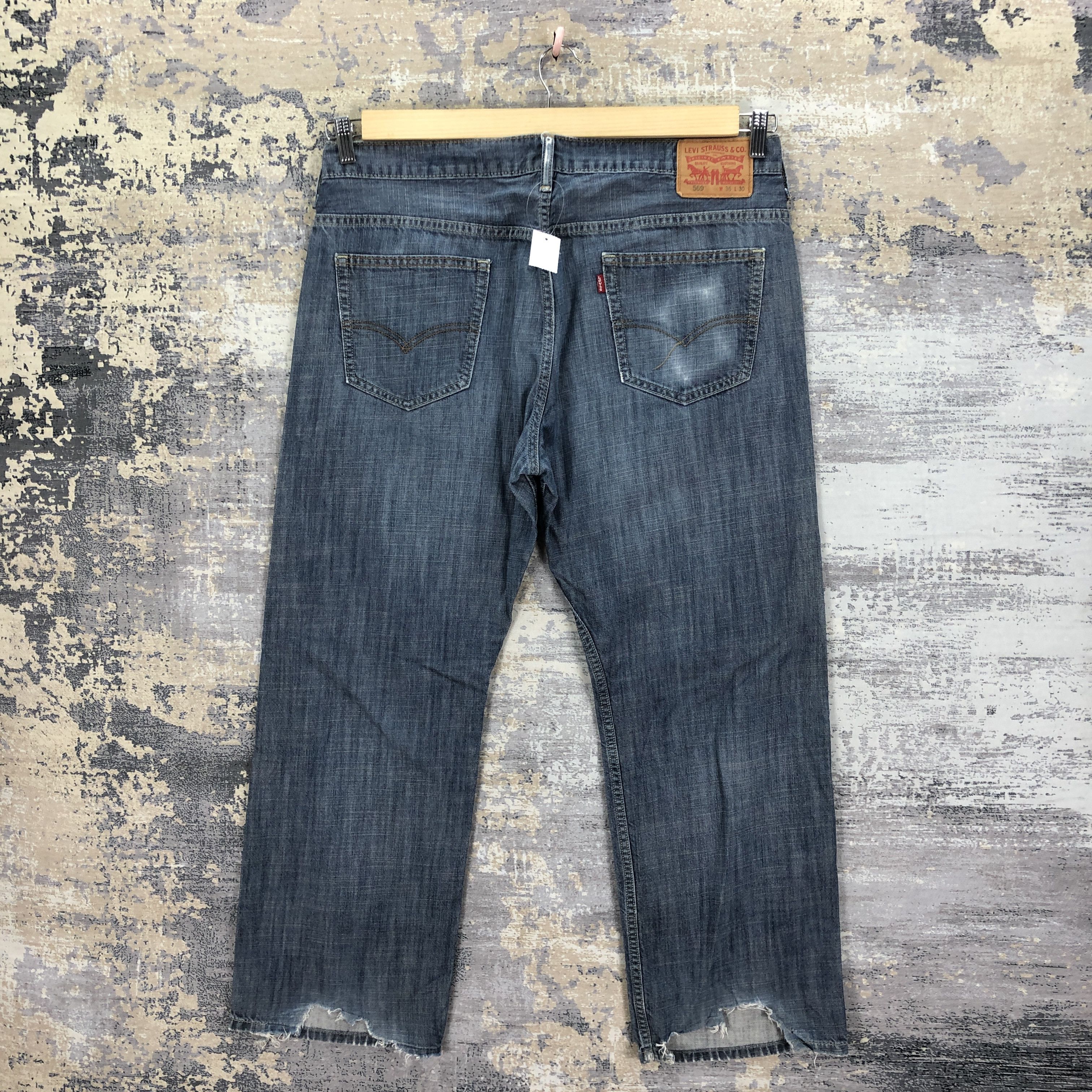 Levi's Vintage Y2K Levis 569 Baggy Loose Jeans Levi's Faded Denim Size US 38 / EU 54 - 2 Thumbnail
